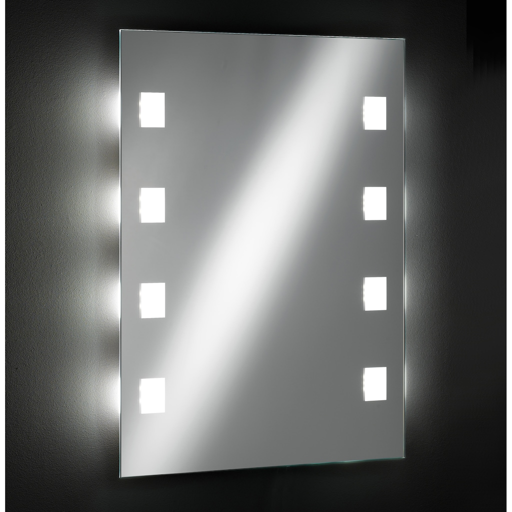 FISCHER & HONSEL LED Spiegelleuchte »Spiegel«, mit integr. LED-Leuchtmodul, Dimmfunktion, Gr. ca. 56 x 70 cm