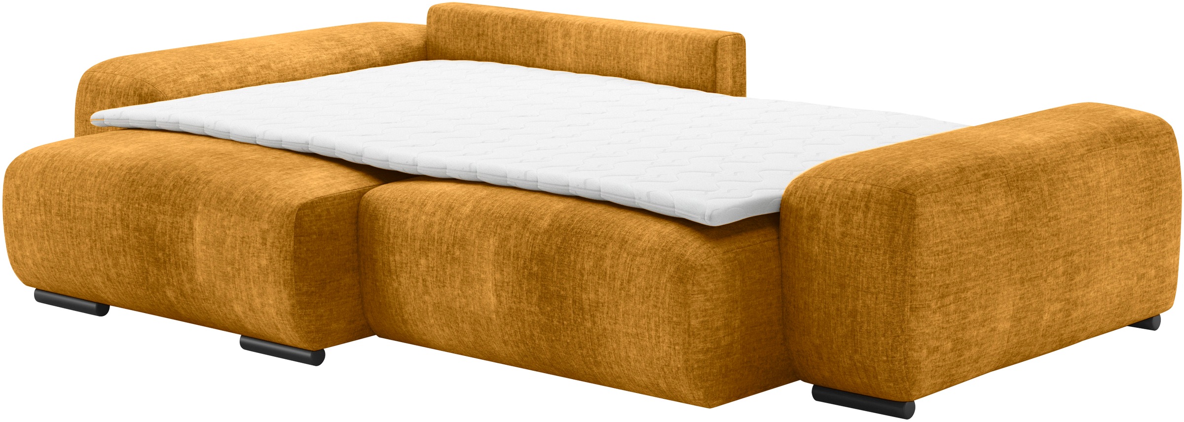 Mr. Couch Polsterecke »Sundance, L-Form«, Dauerschläfer mit Bett, Bettkasten, bis 140 kg belastbar