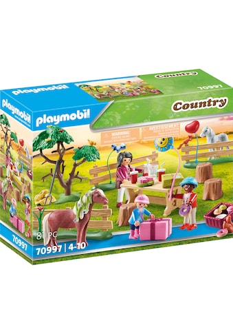 Playmobil® Konstruktions-Spielset »Kindergeburtstag auf dem Ponyhof (70997), Country«,... kaufen