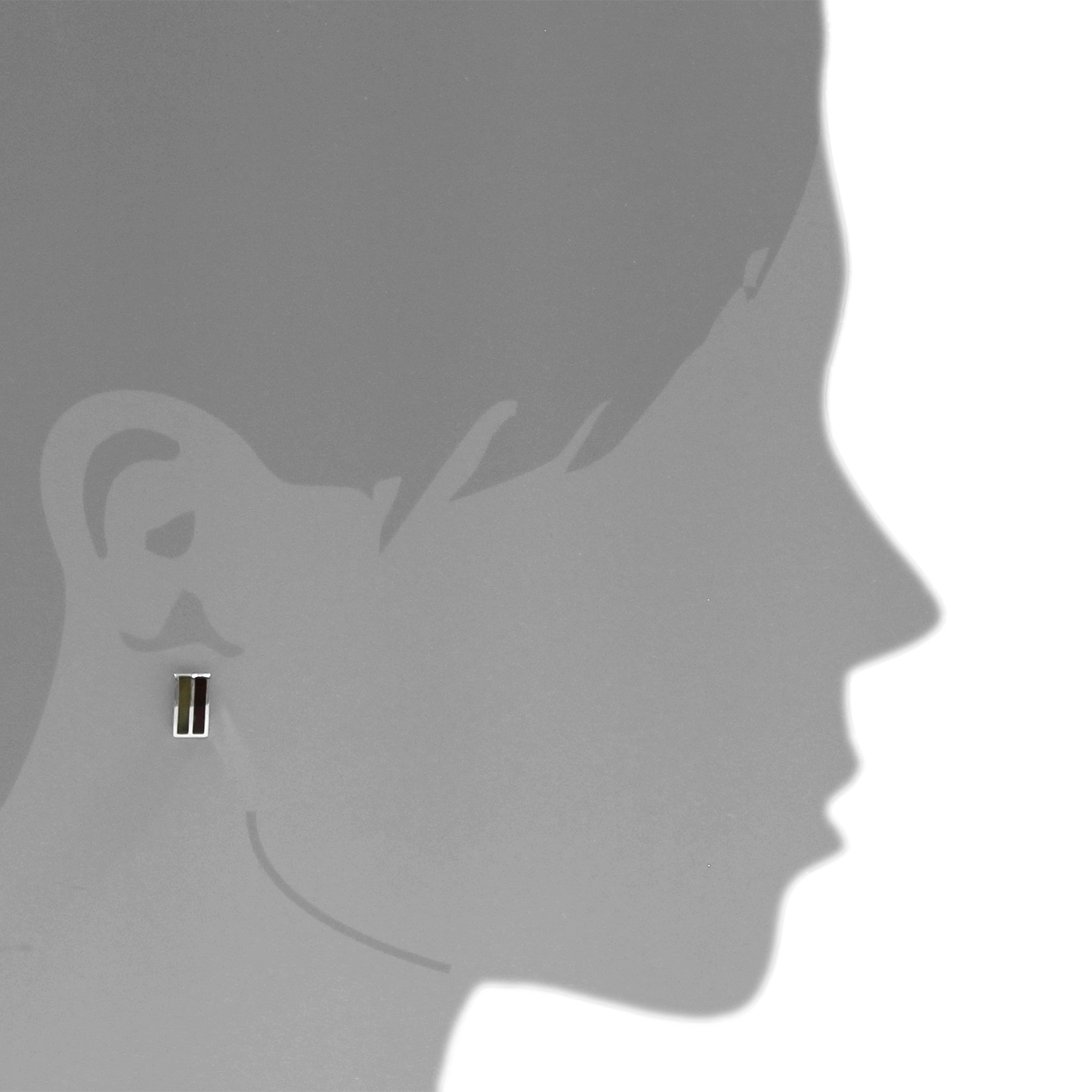 OSTSEE-SCHMUCK Paar Ohrstecker »- Amelie - Silber 925/000 - Bernstein«