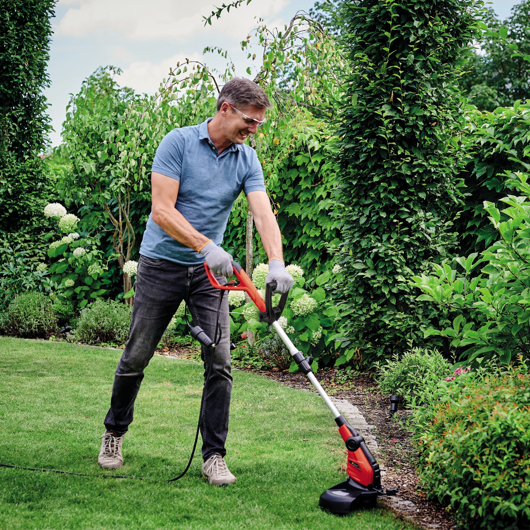 Einhell Elektro-Rasentrimmer »Einhell Elektro Rasentrimmer GC-ET 4530 Set«, (Set)