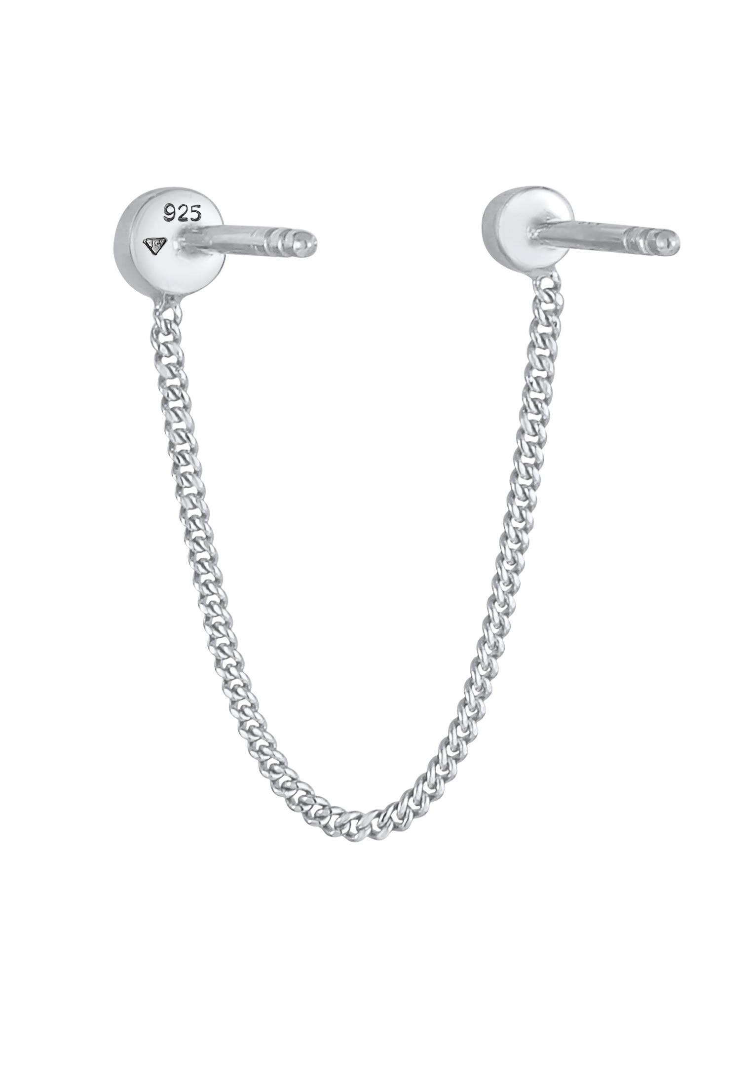 Elli Paar Ohrstecker »Ohrringe Doppel Ohrstecker Kristalle 925 Silber«