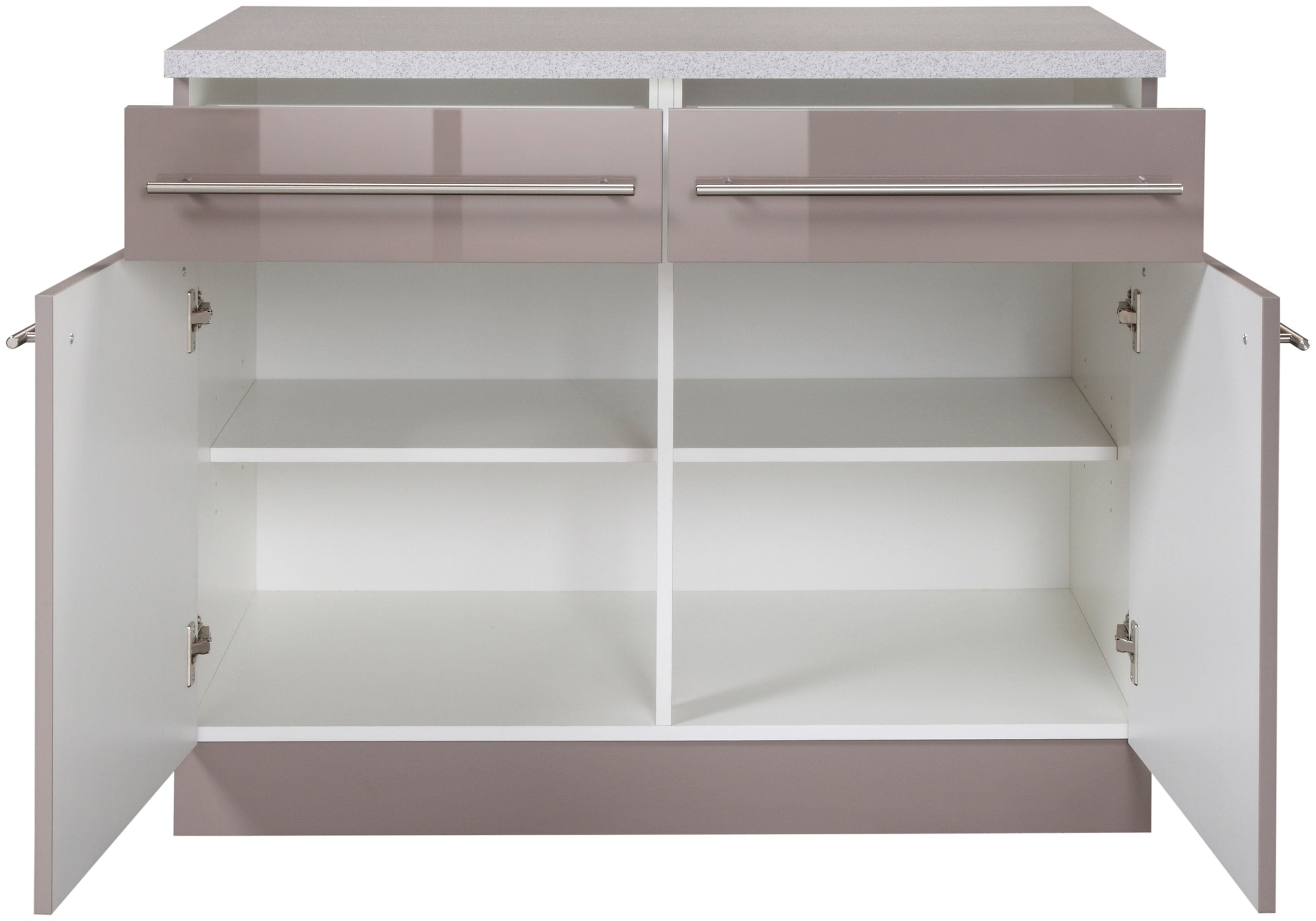 wiho Küchen Unterschrank »Chicago« 100 cm breit, 2 Schubkästen und 2 Türen, für viel Stauraum