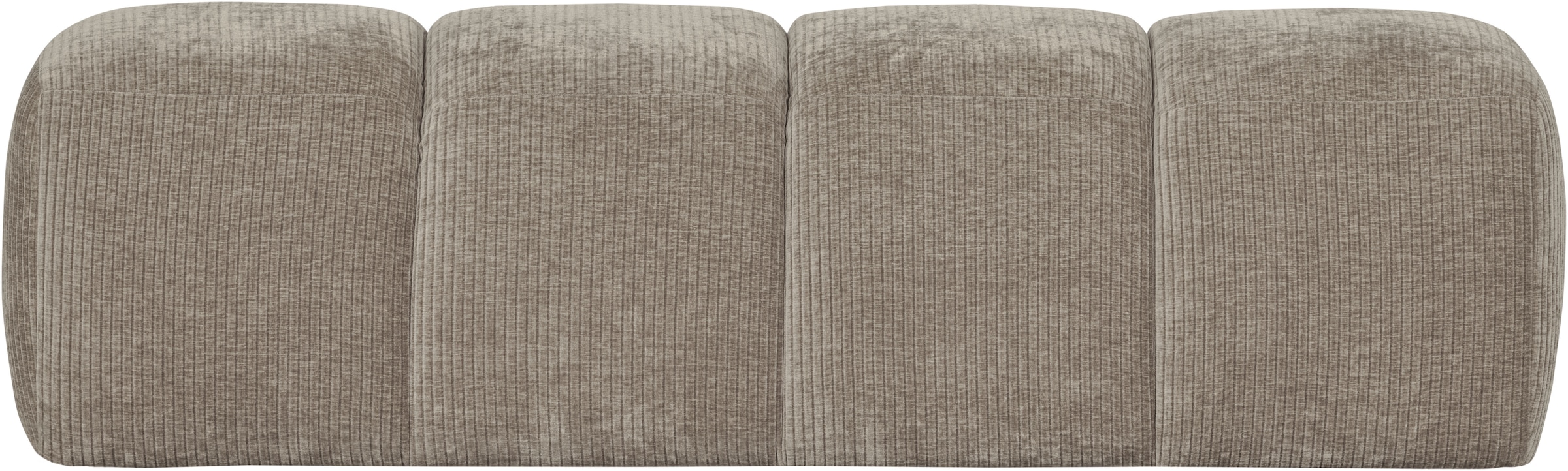 WOOOD Polsterbank »Mojo ohne Rückenlehne mit Jacquard-Rippenbezug B 160 x T 45 x H 49 cm« Ausgezeichnete Verschleißfestigkeit, Tragkraft 120 kg, kombinierbar