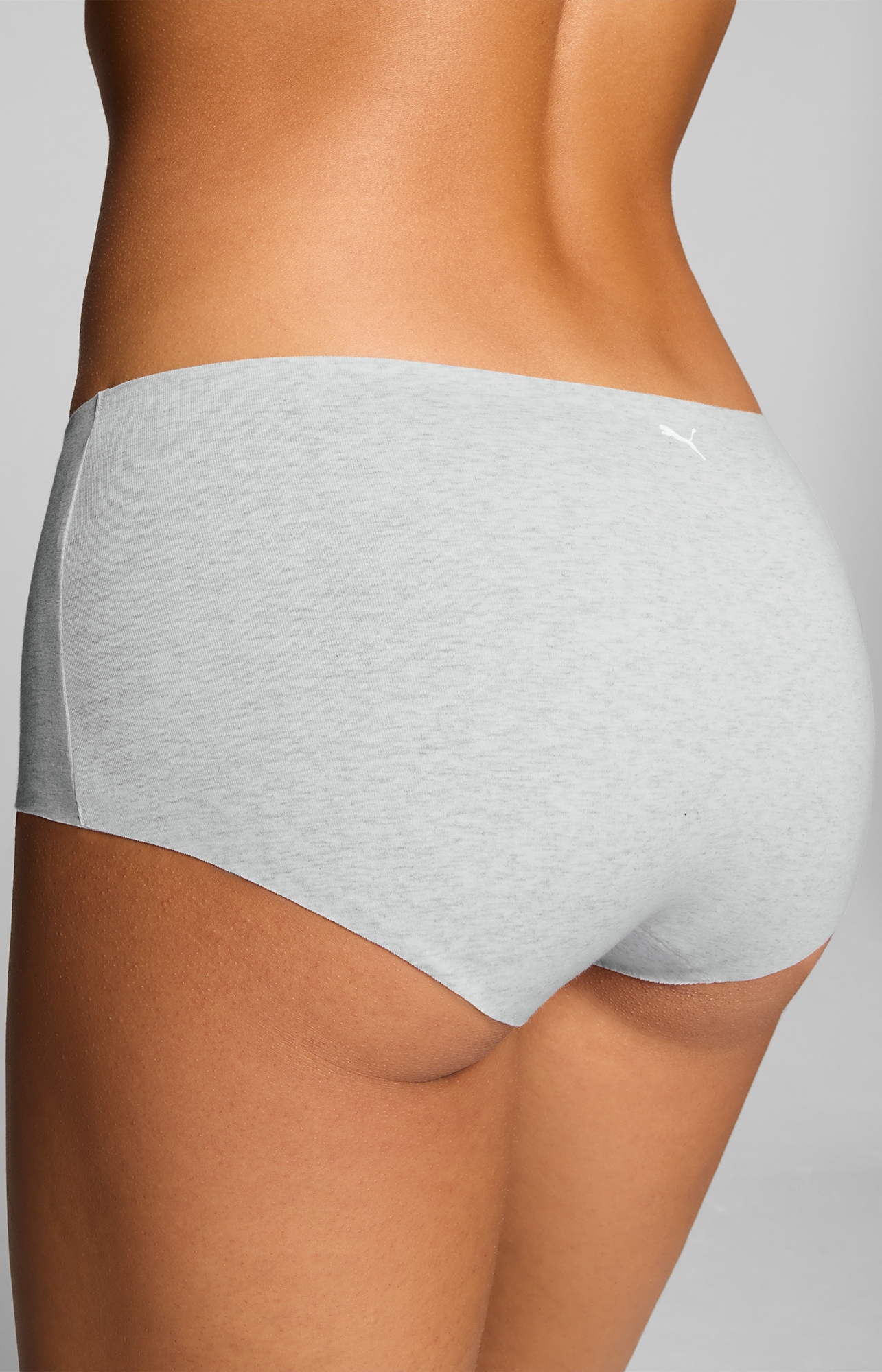 PUMA Retro Pants »PUMA WOMEN INVISIBLE COTTON MINI SHORTS« 2er Pack,  nahtlose Ränder für eine unsichtbare Passform