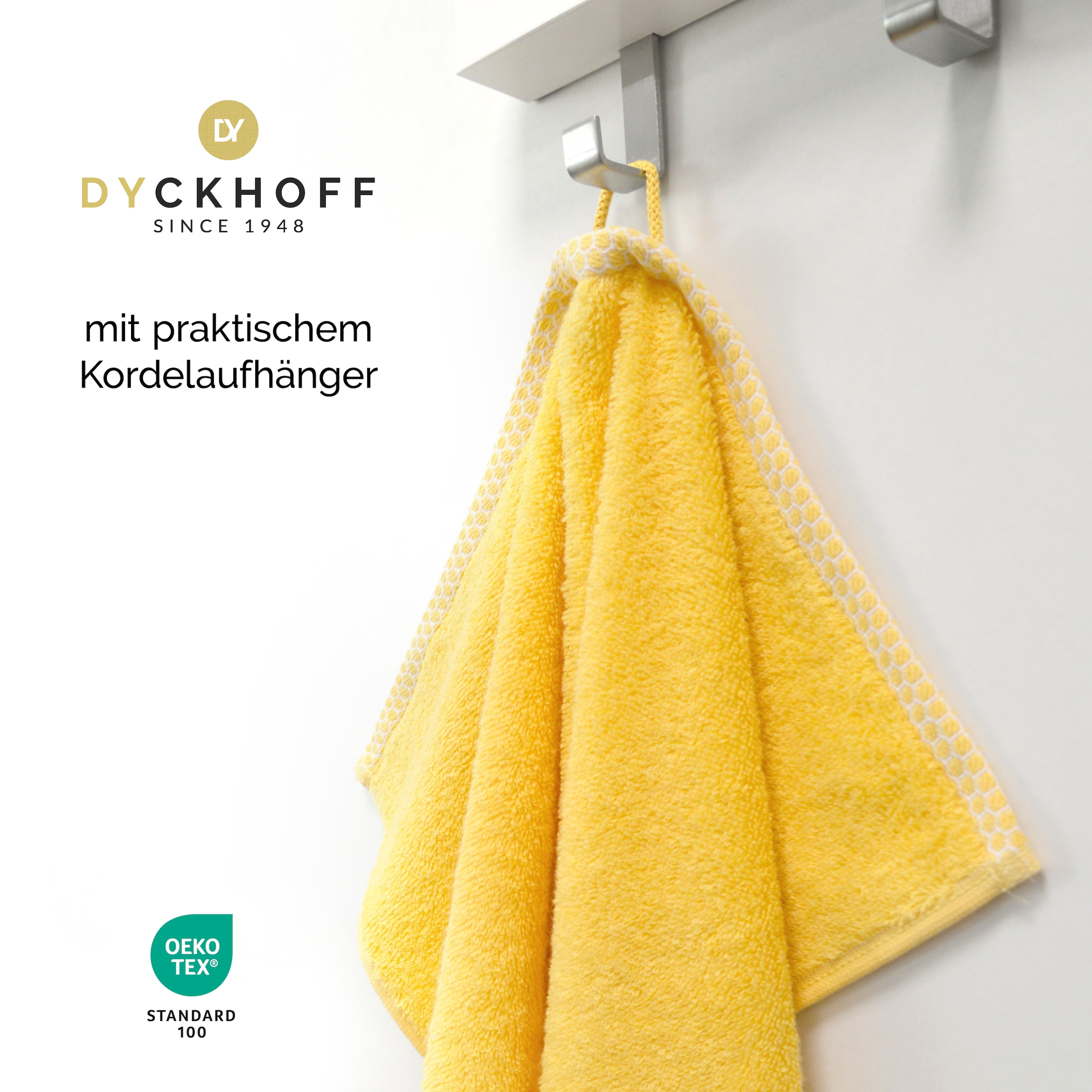 Dyckhoff Handtuch Set »Pure Natural Uni« Set 6 Frottier BIO Baumwolle, GOTS