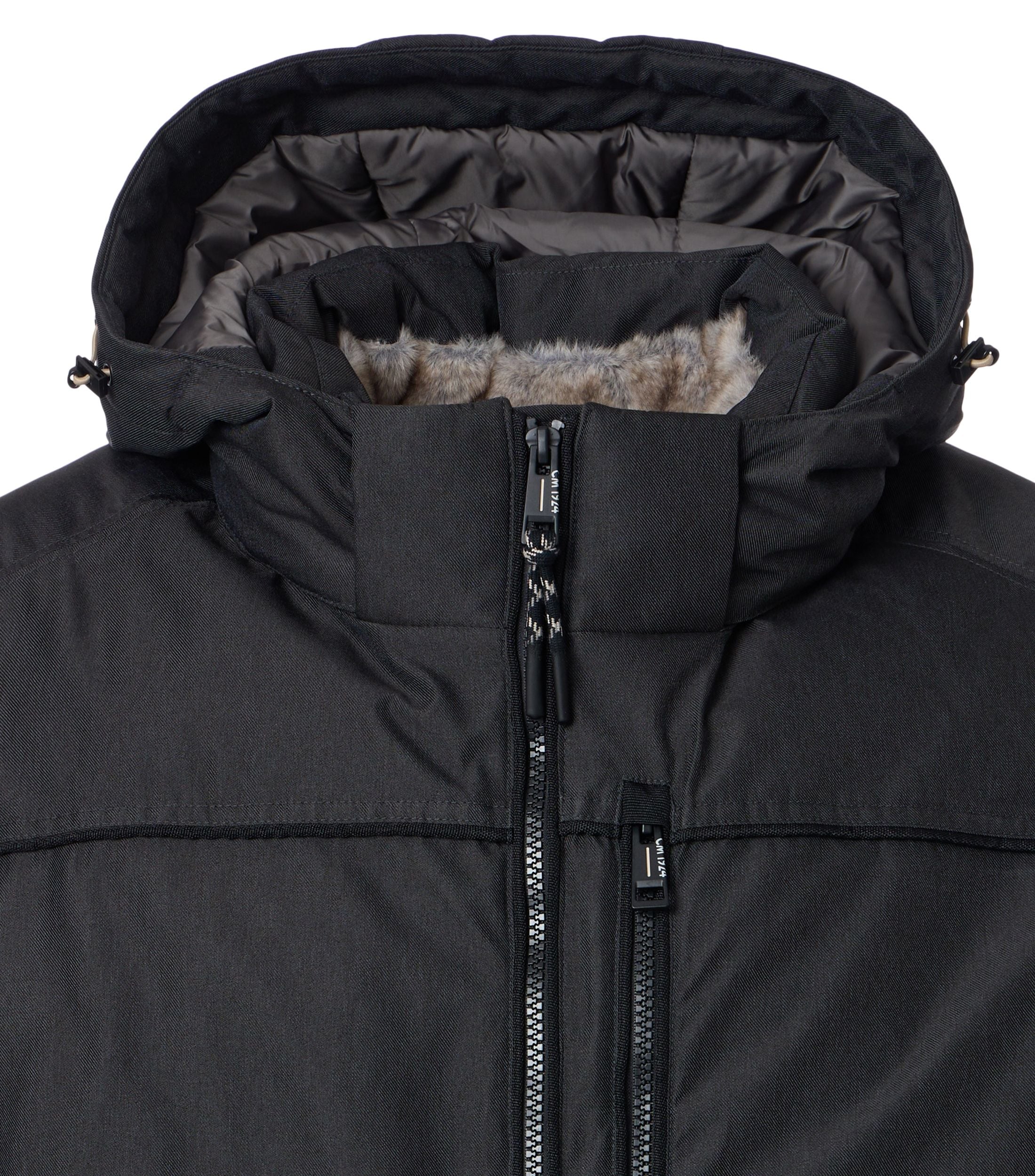 CASAMODA Winterjacke mit Kapuze mit Kapuze und Reißverschluss