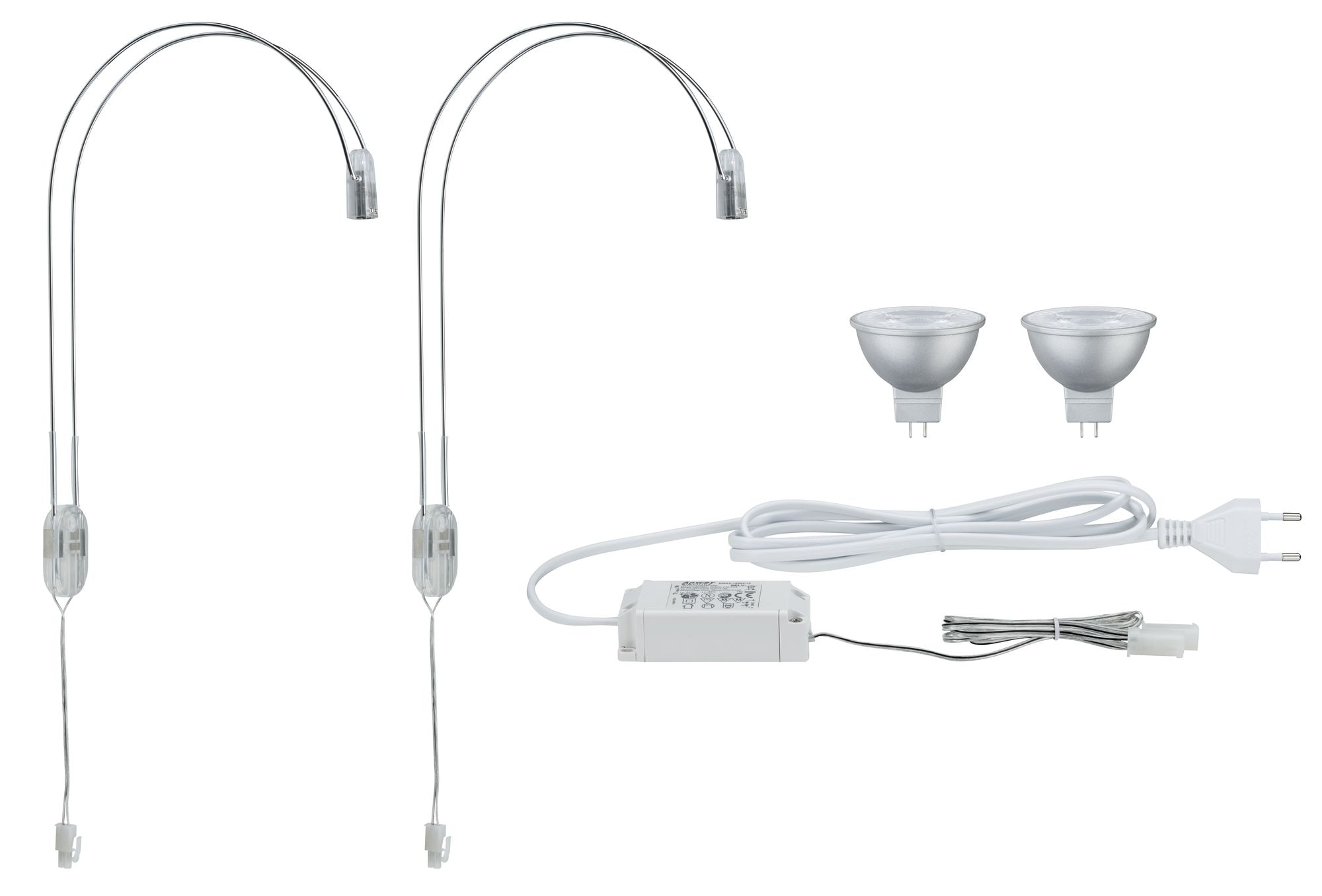 Paulmann LED Bilderleuchte »Galeria LED II Chrom inkl. Leuchtmittel 2x4W GU5,3« GU 5,3 1 Stk. Warmweiß