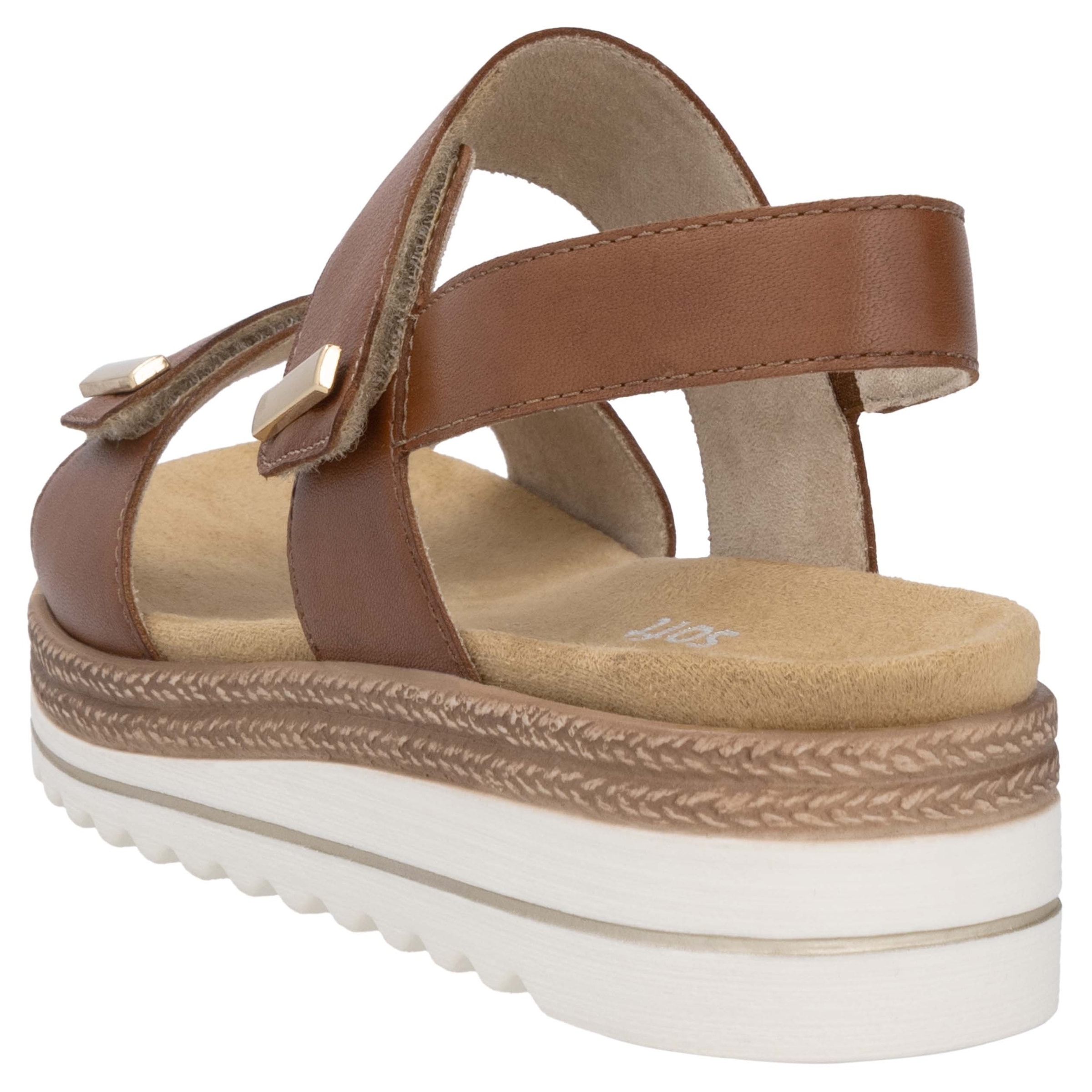 Remonte Keilsandalette, Riemchensandale, Bequemschuh mit Schmuckelementen