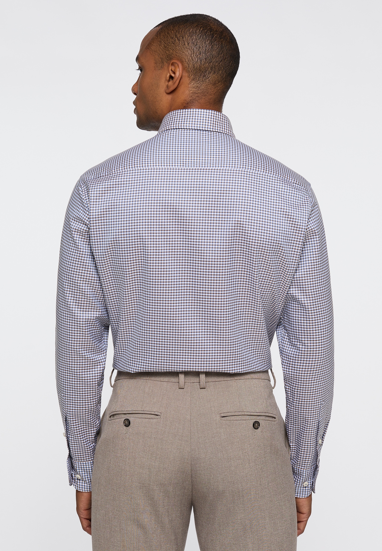 Eterna Langarmhemd »MODERN FIT« EASY IRON (bügelleicht)