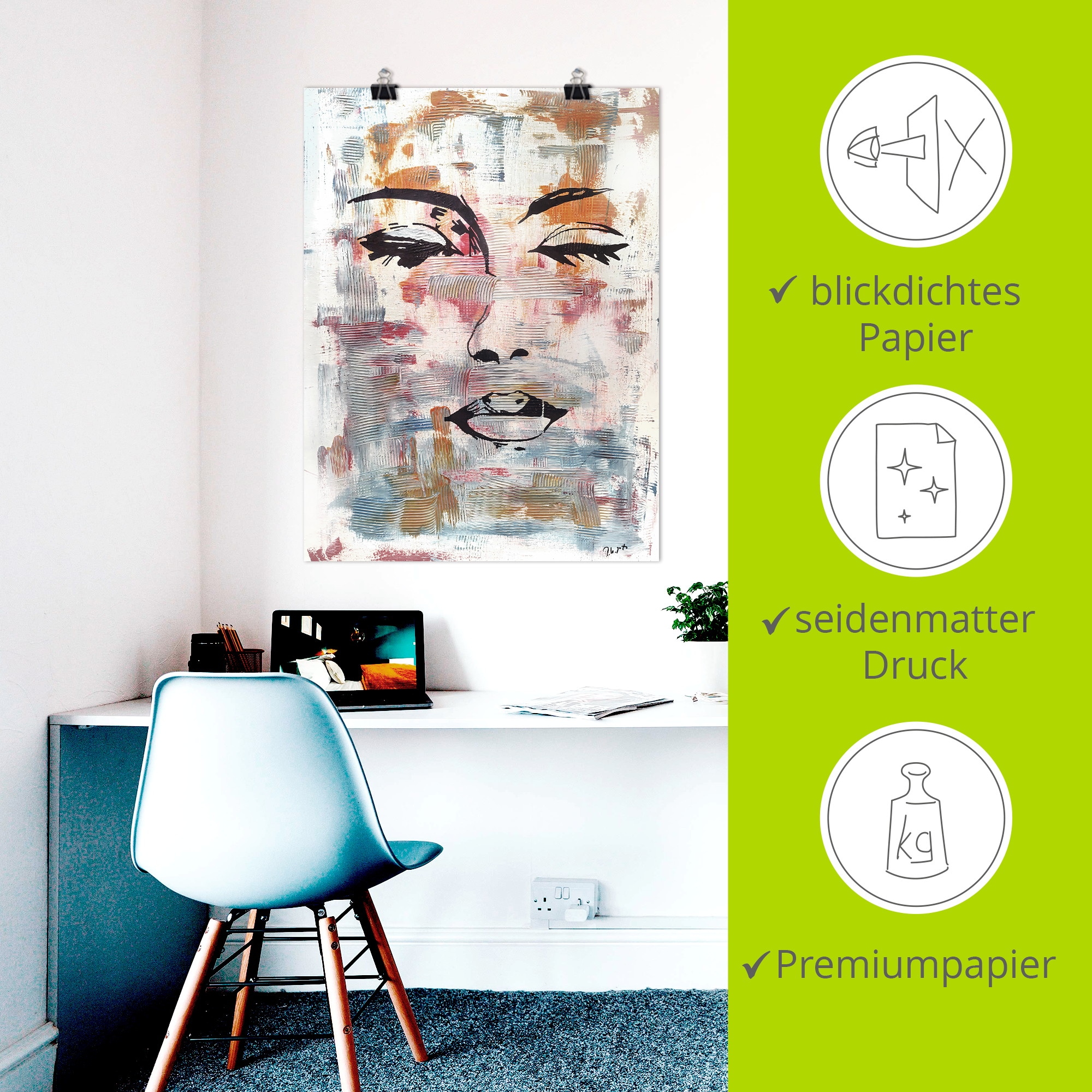 Artland Wandbild »Eine Frau aus einem anderen Universum« Bilder von Frauen 1 Stk. tlg. als Alubild, Leinwandbild, Poster, Wandaufkleber in verschied. Größen