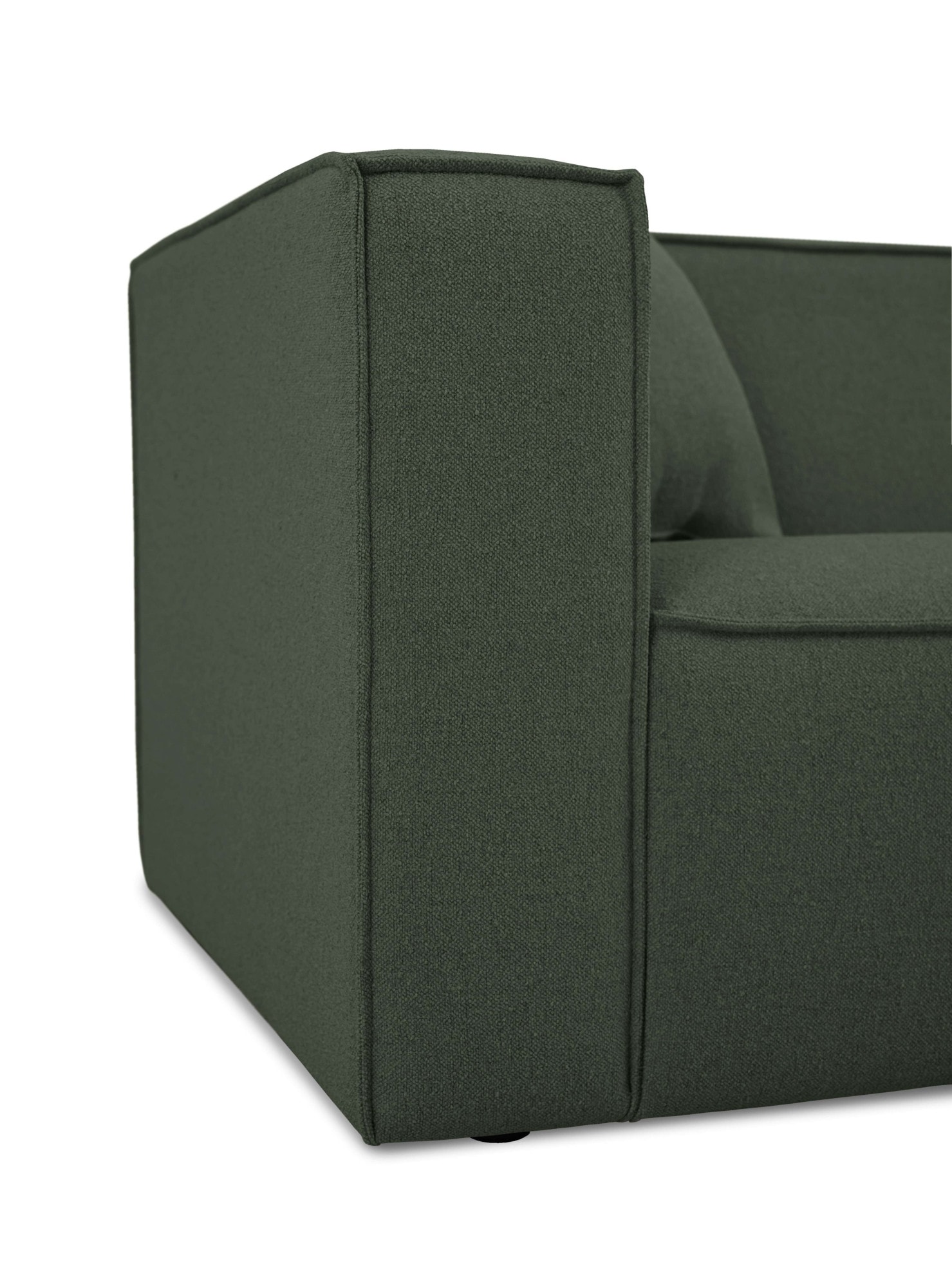 OTTO home 3-Sitzer »Tammie«, Breite 222 cm, Webstoff fein, bodentief, mit Wellenunterfederung
