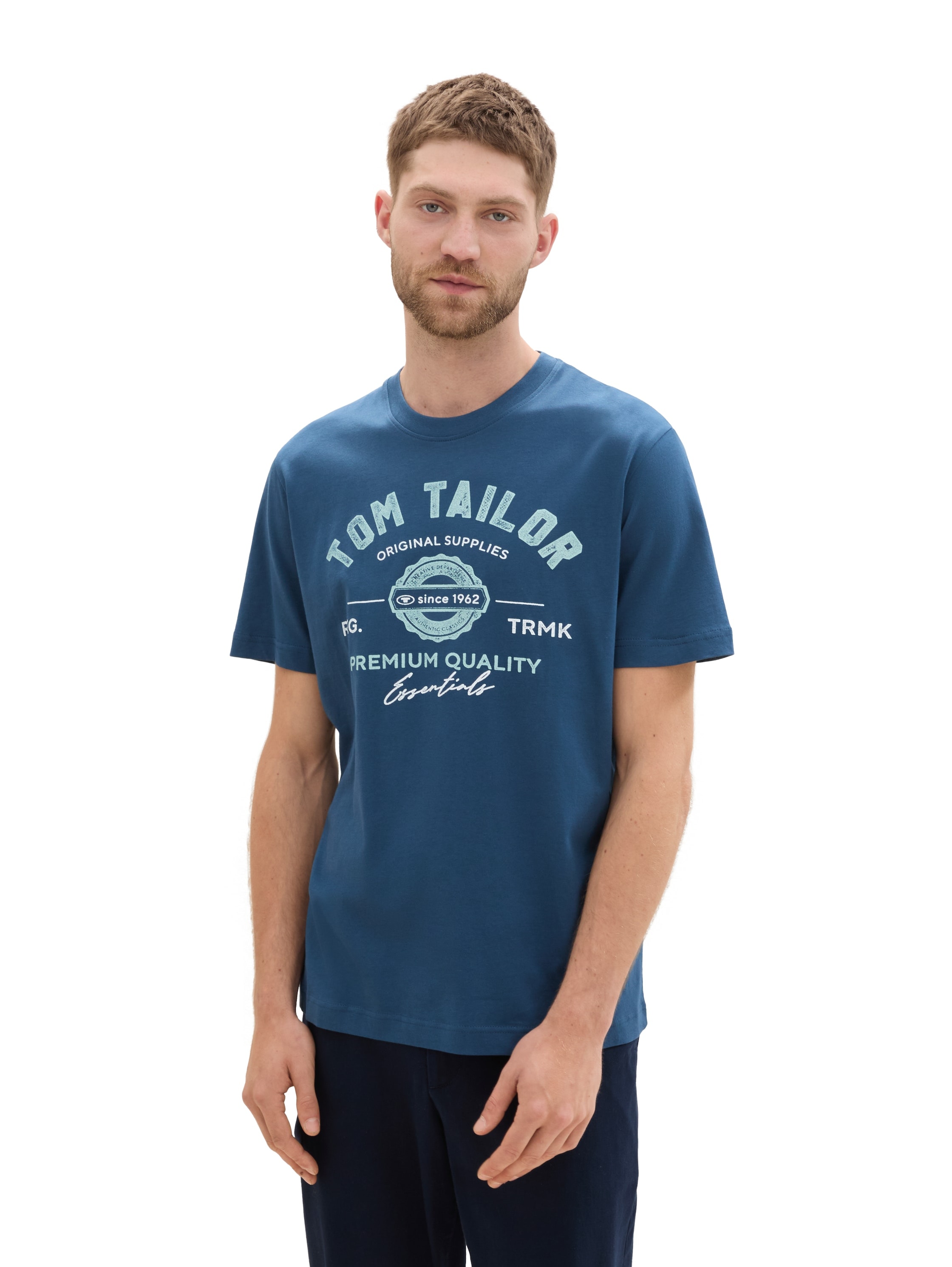 TOM TAILOR T-Shirt, mit großem Logofrontprint