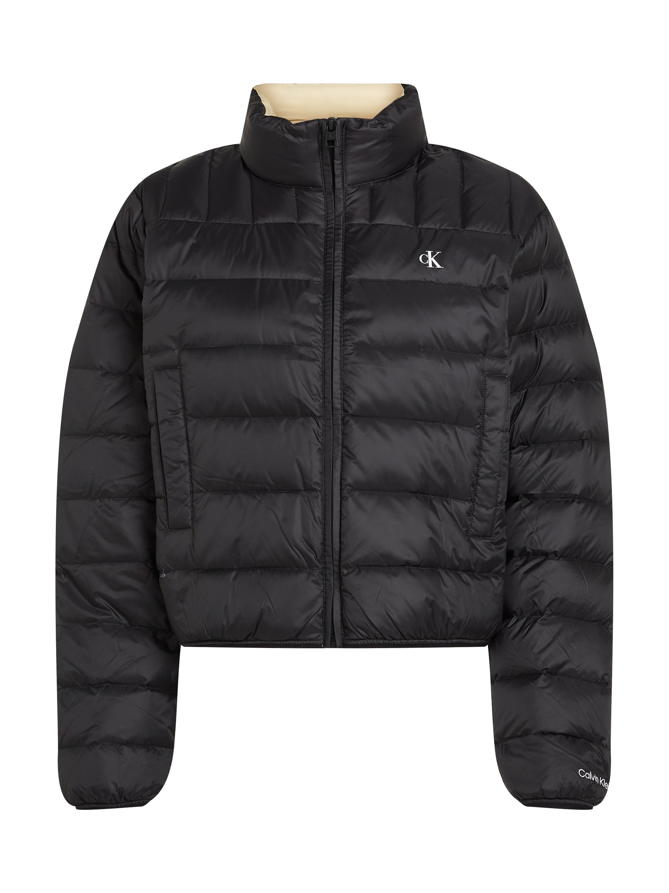 Calvin Klein Jeans Steppjacke »UL SHORT PUFFER«, Mit Logoprägung