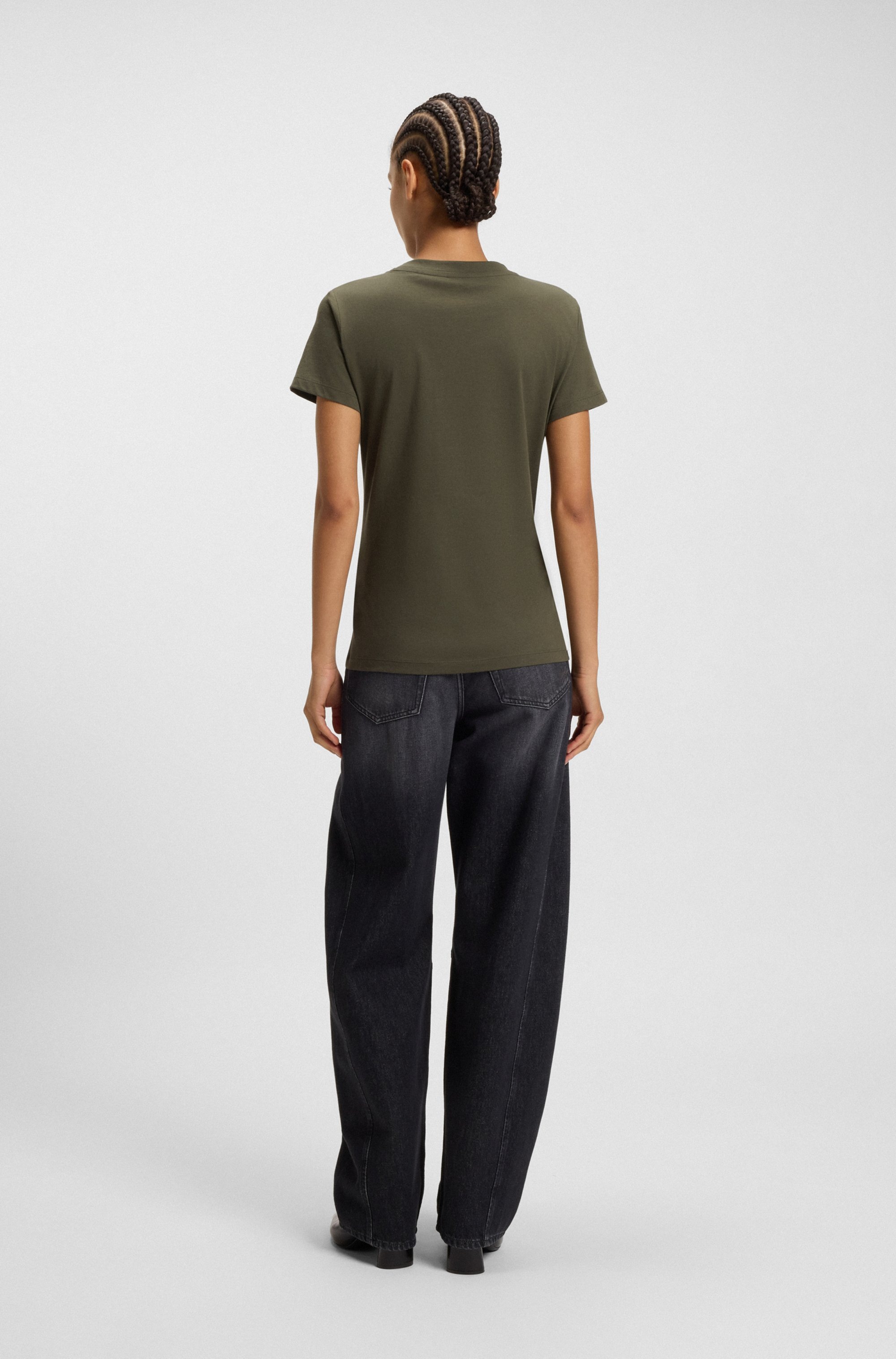 BOSS ORANGE T-Shirt »Esogo Premium Damenmode«, mit Logo