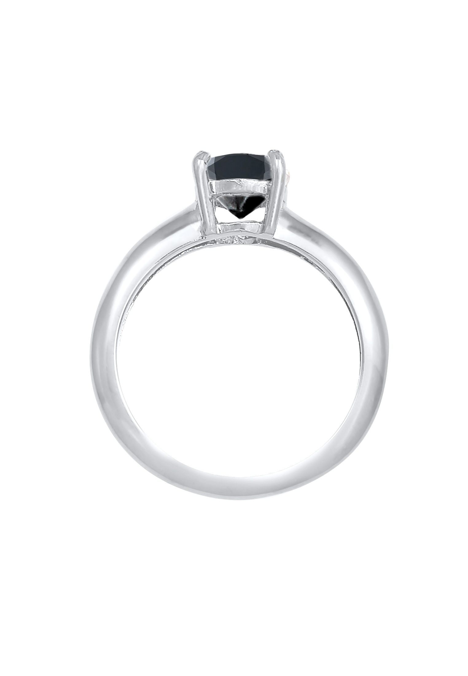 Elli Silberring »Ring Solitär Klassisch Zirkonia Verlobung 925 Silber«