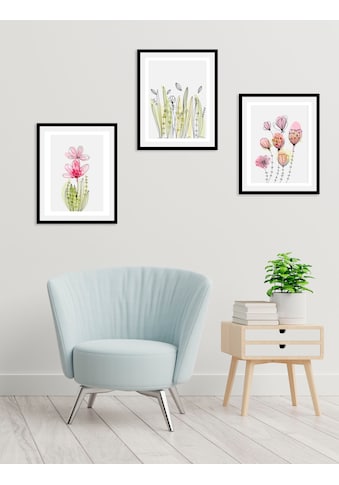 queence Bild »Set Flora Dream«, Blumen, (1 St.), gerahmt kaufen