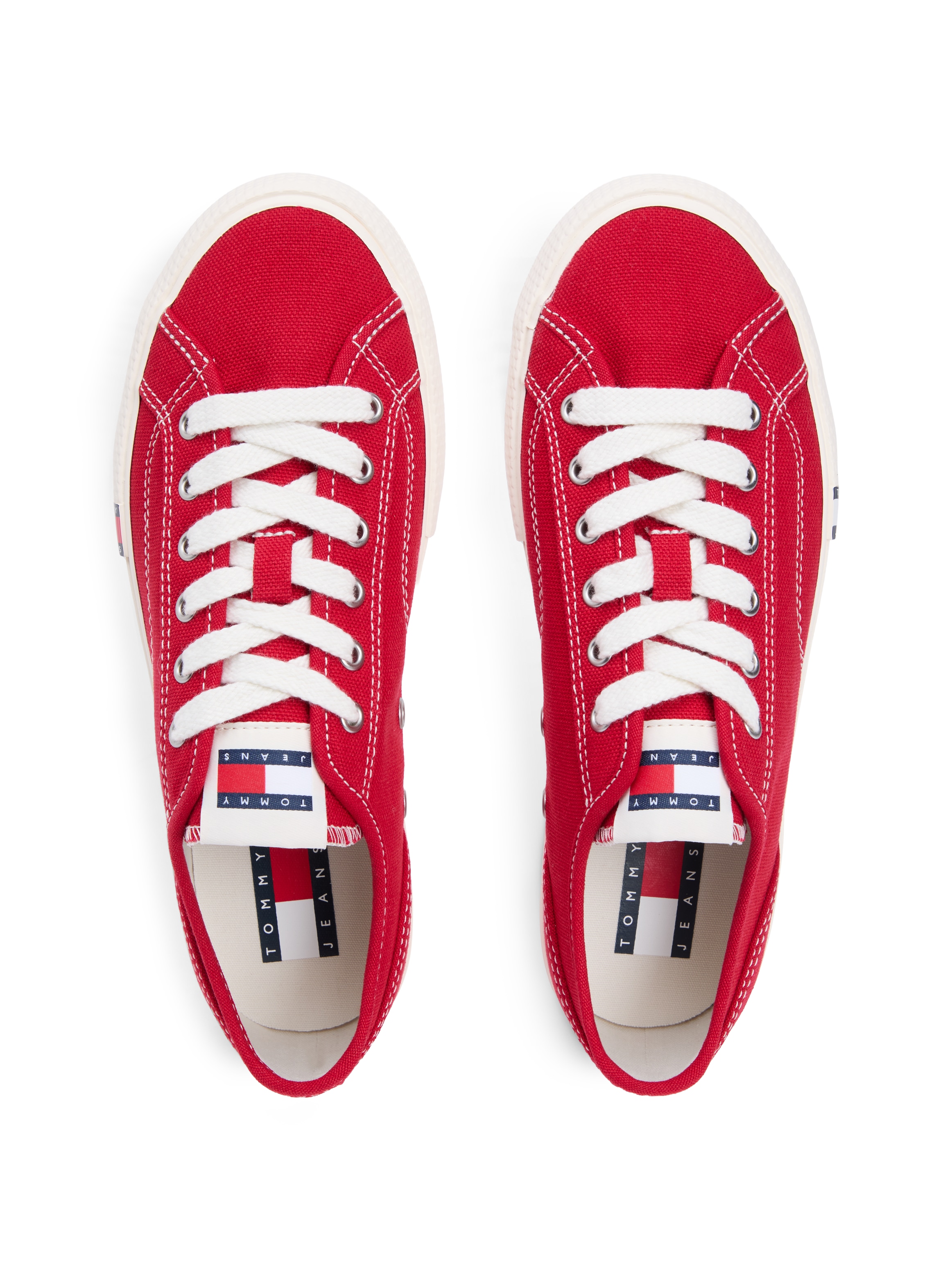 Tommy Jeans Plateausneaker »ARCHIVE Y2K«  Freizeitschuh, Halbschuh, Schnürer im Retro-Look mit Label im Plateau