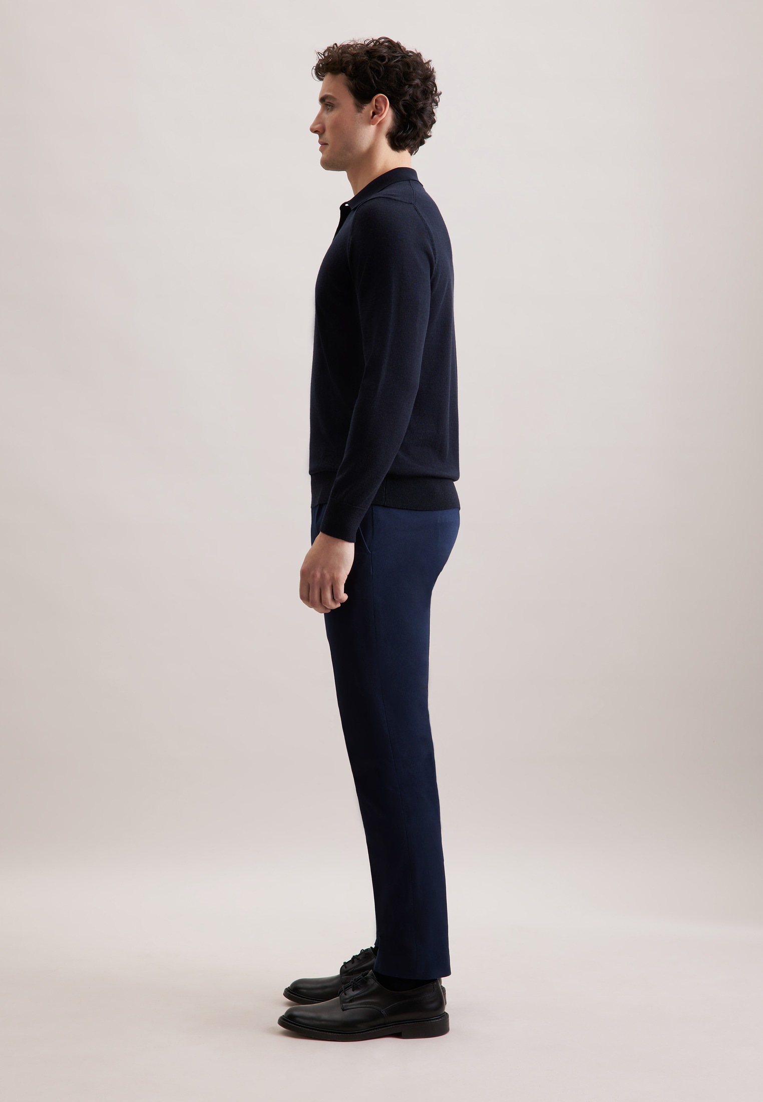 seidensticker Polokragenpullover »Schwarze Rose« 1/1 Kragen Uni