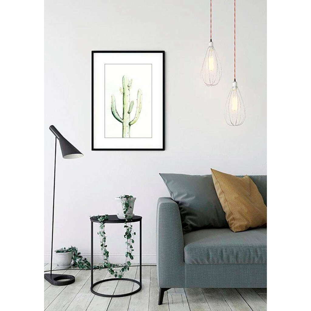 Komar Poster »Saguaro Watercolor«, Pflanzen-Blätter, (1 St.)