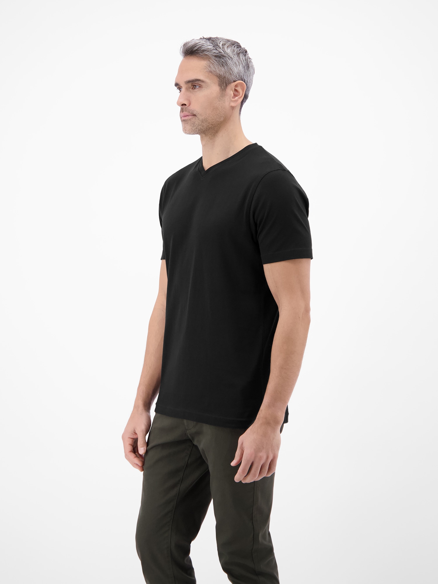 LERROS T-Shirt »Doppelpack T-Shirt, V-Neck in Premium Baumwollqualität«