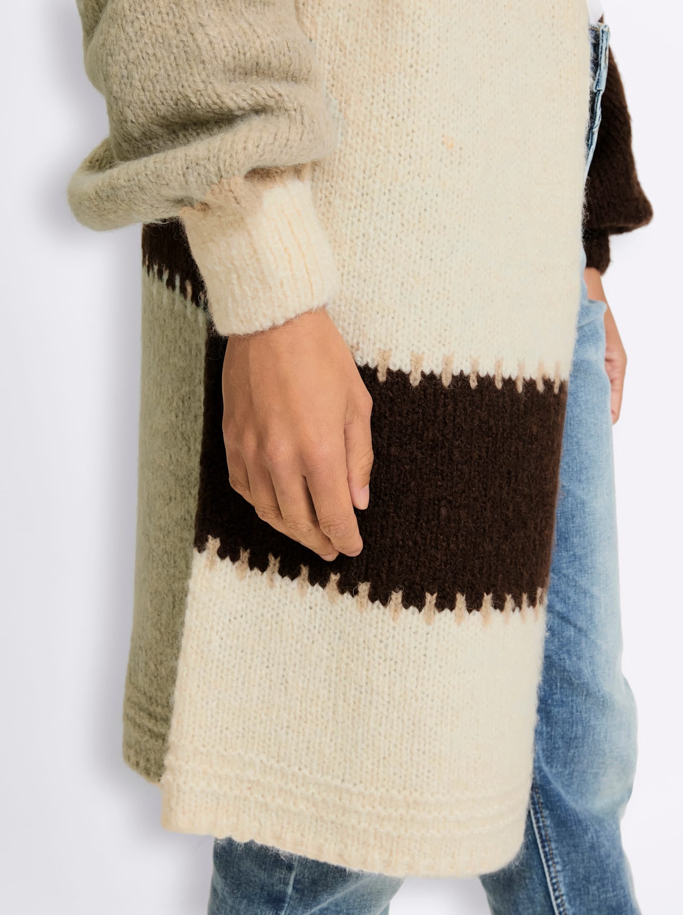 heine Longstrickjacke