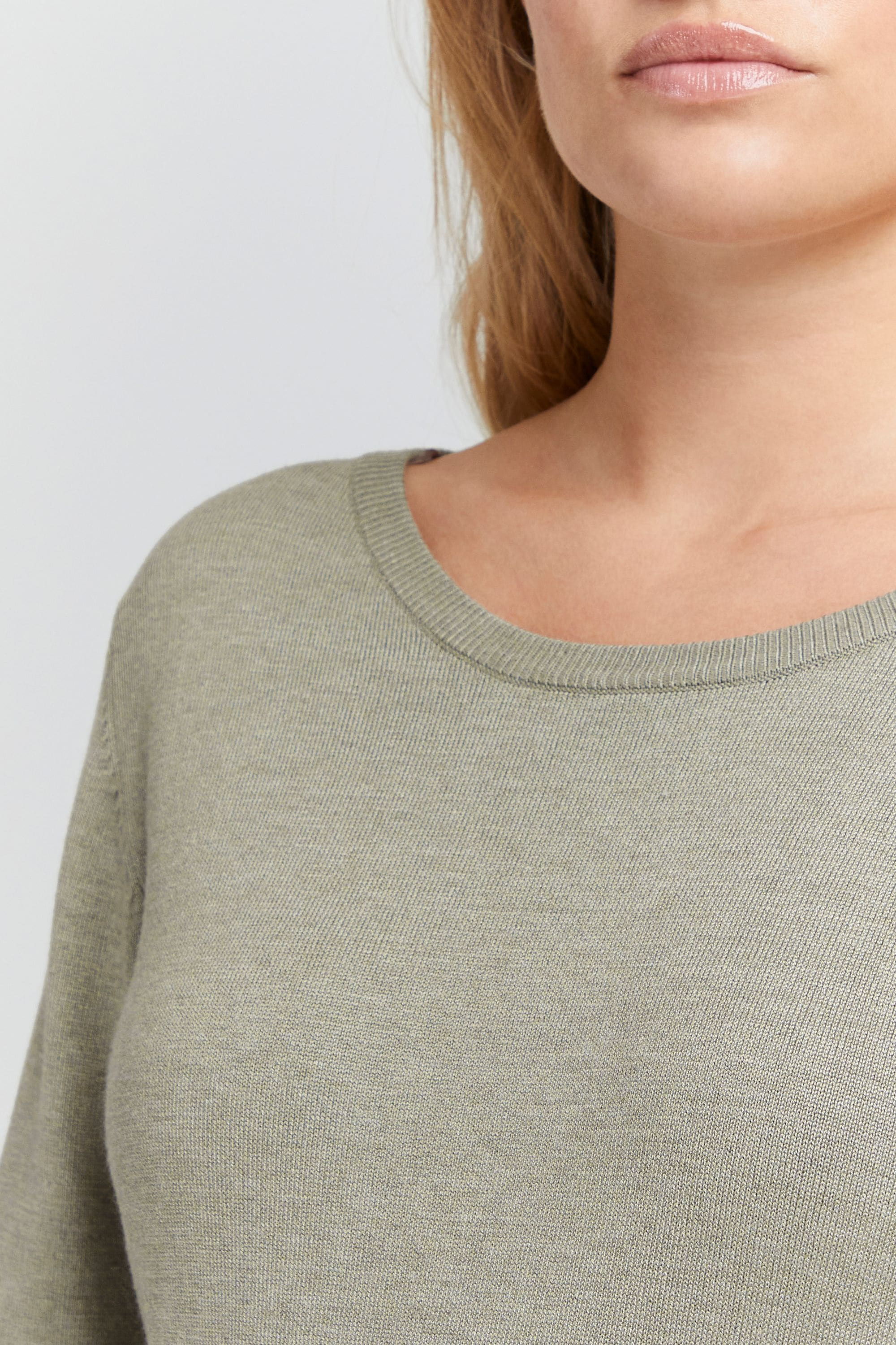 OXMO Strickfleece-Pullover »Strickpullover OXEdda«
