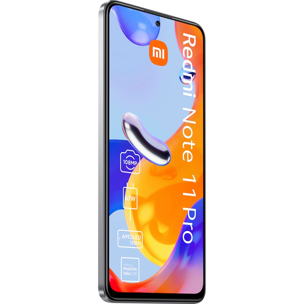 Xiaomi Smartphone »Redmi Note 11 Pro«, polar white, 16,94 cm/6,67 Zoll, 64 GB Speicherplatz, 108 MP Kamera