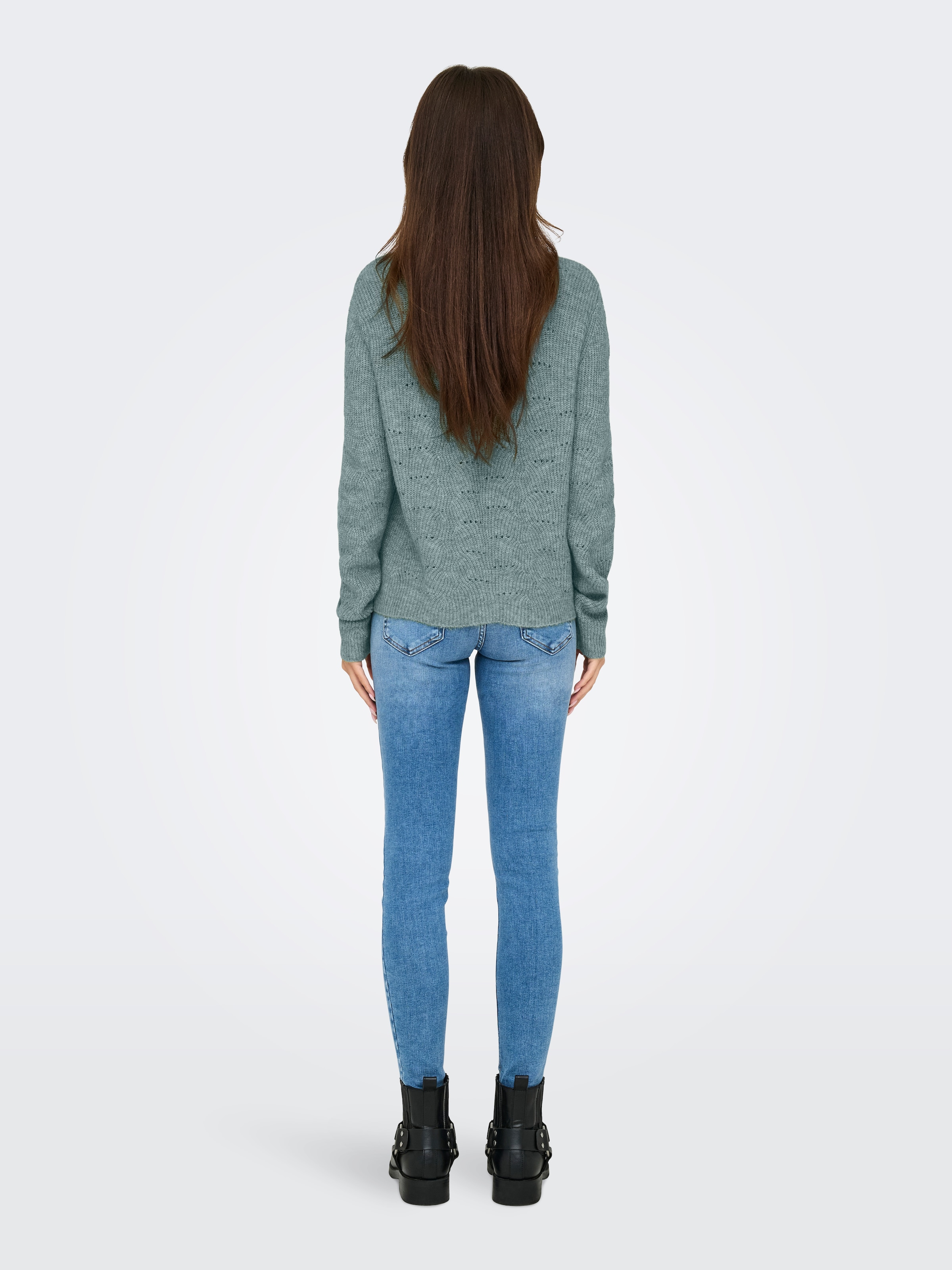 ONLY Rundhalspullover »ONLLOLLI L/S PULLOVER KNT NOOS«