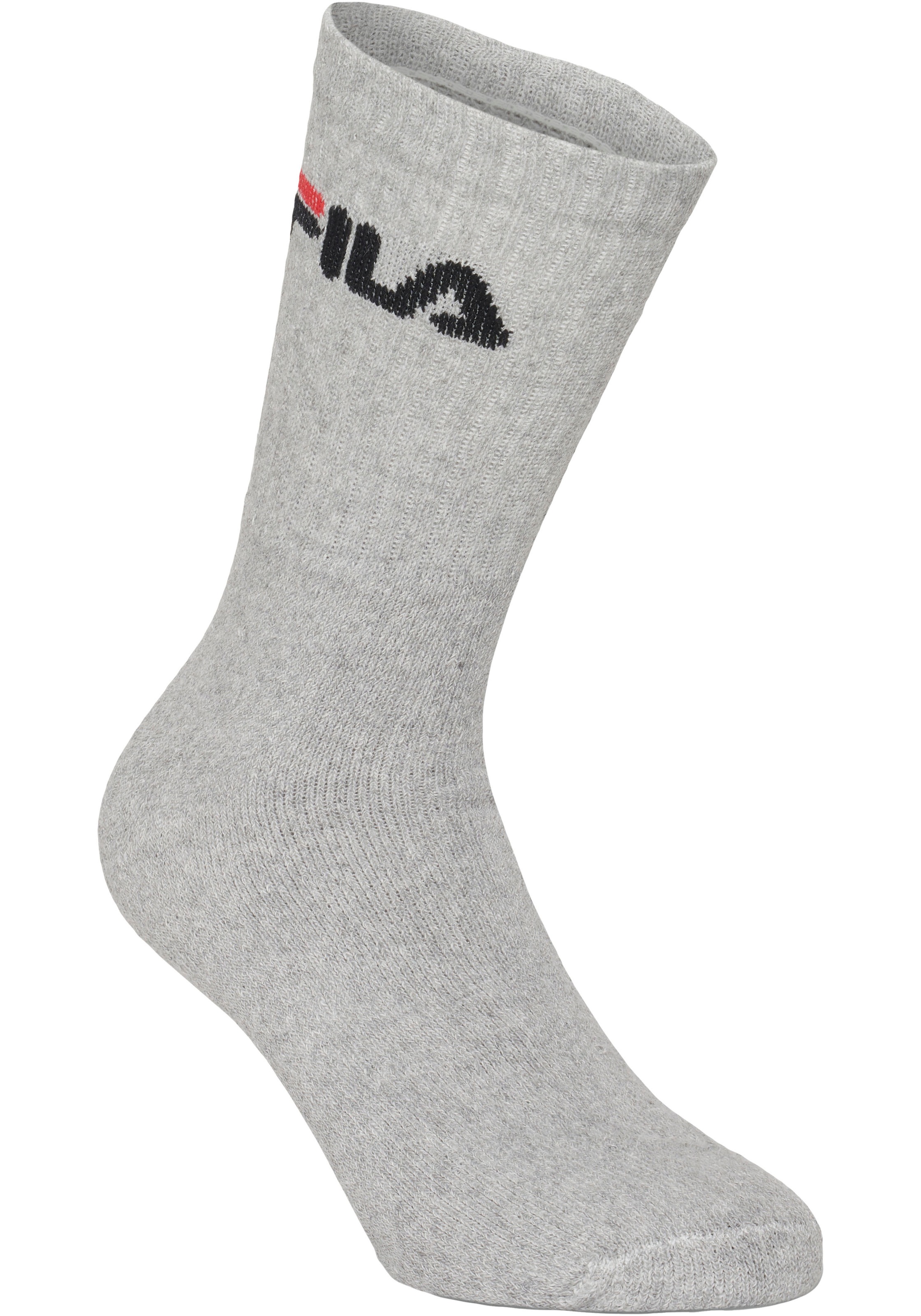 Fila Tennissocken »UNISEX CREW TENNIS FULL TERRY SOCKS« 3 Stk. tlg. mit verstärkten Belastungszonen,