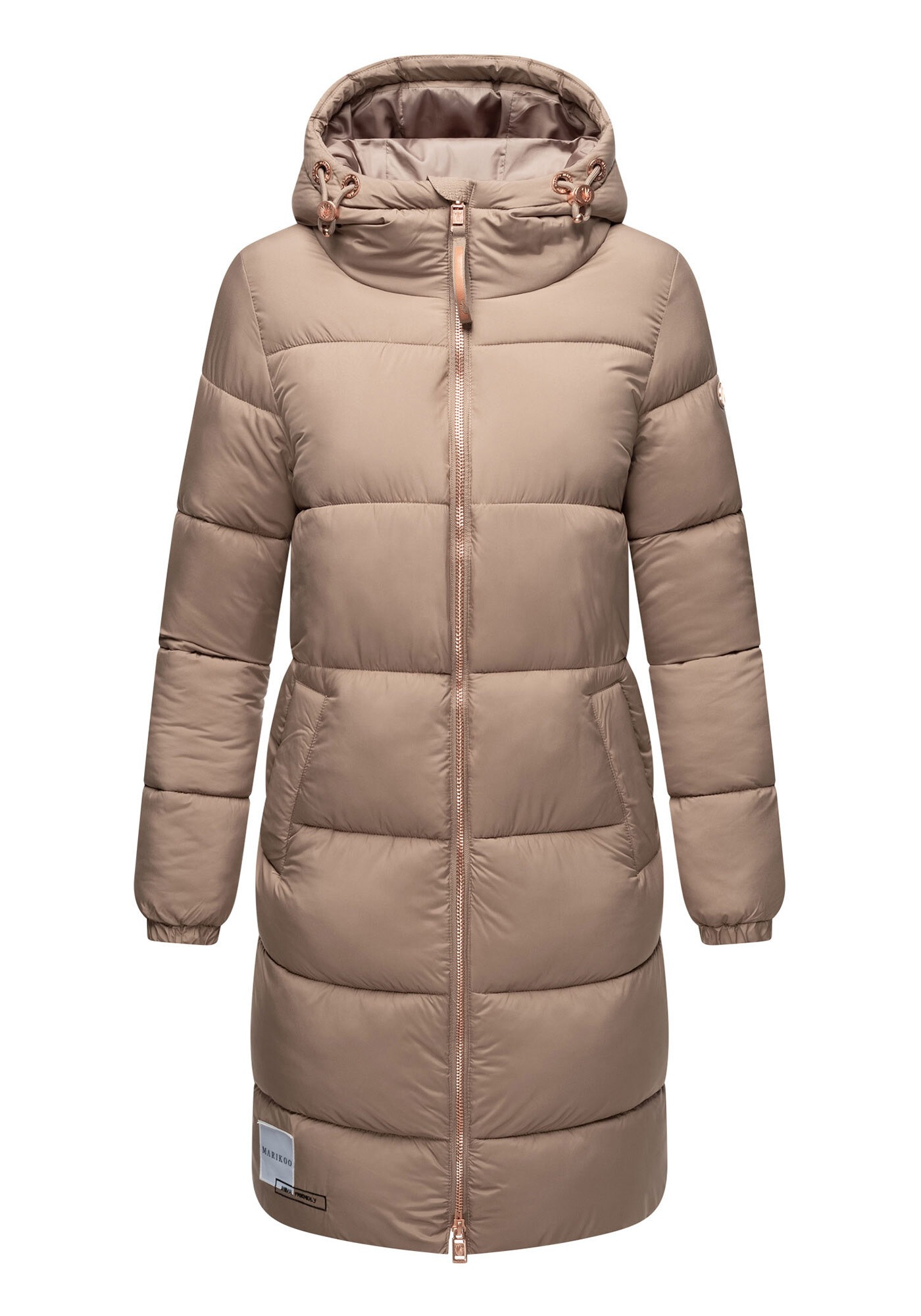 Marikoo Winterjacke »Marikoo Nomadiaa lange Damen Winterjacke N024«