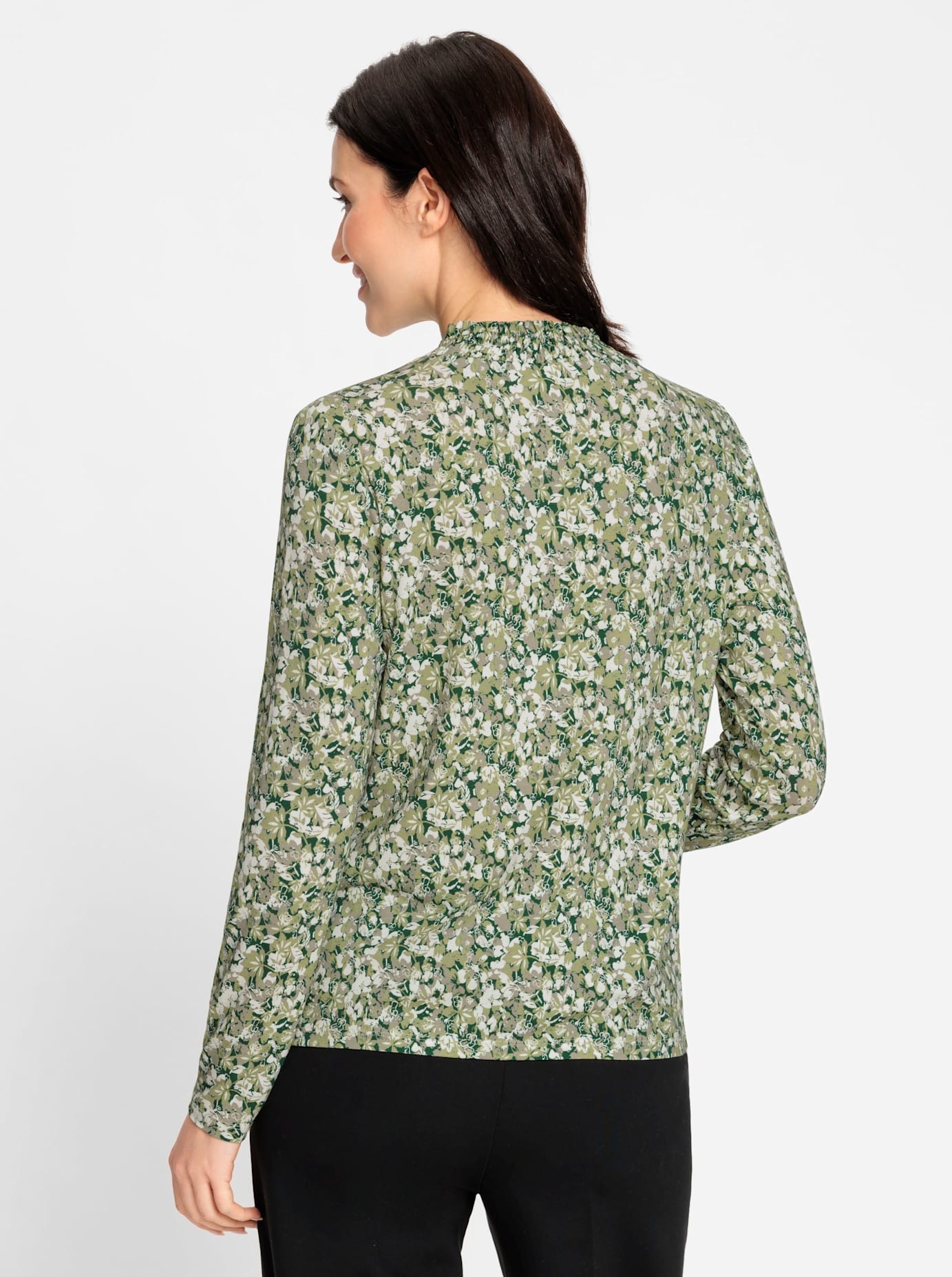 Inspirationen Stehkragenshirt »Stehkragen-Shirt«, (1 tlg.)