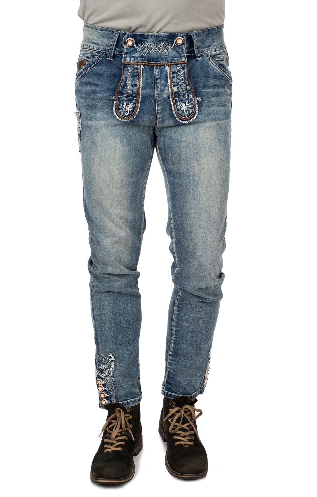 MarJo Trachtenhose »Jeanshose GUSTL«