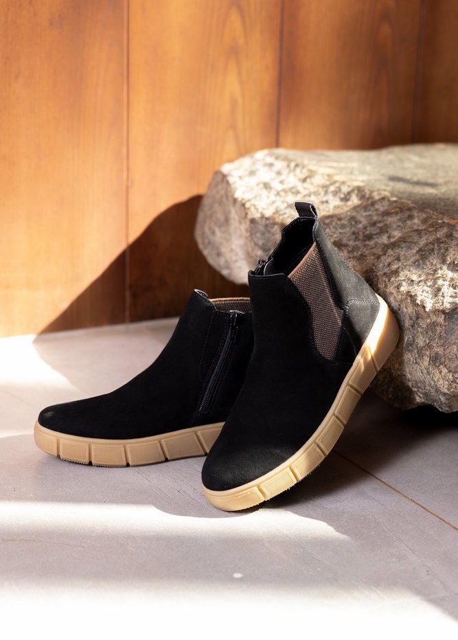 Remonte Chelseaboots, Plateau, Stiefelette, Ankleboots mit zusätzlichem Reißverschluss