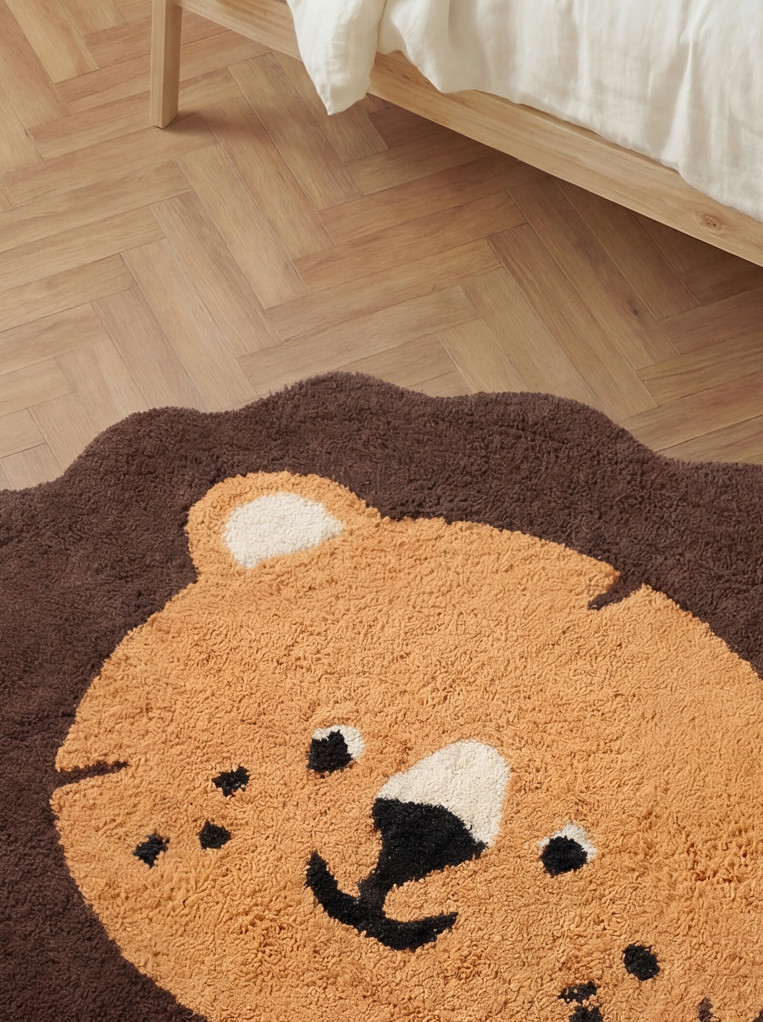 HANSE Home Kinderteppich »Lea« Motivform 10 mm Höhe Waschbar, Handgemacht, Baumwolle, Rutschfest Spielteppich Kinderzimmer