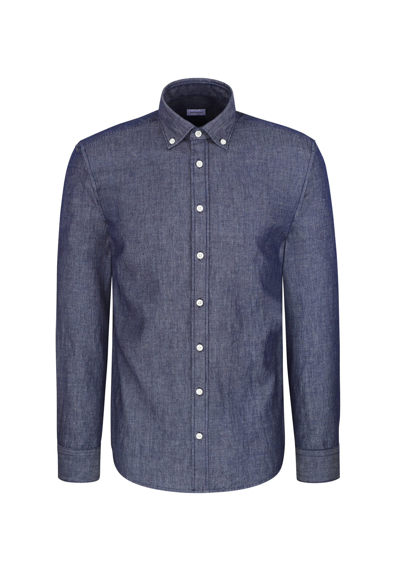 seidensticker Regular 1/1 Button-Down-Kragen Gestreift