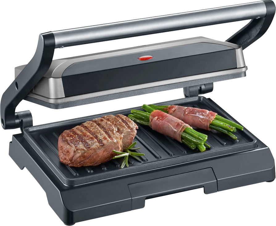 Severin Kontaktgrill »KG 2394«, 800 W, antihaftbeschichtete Grillplatten,inkl. Fettauffangschale