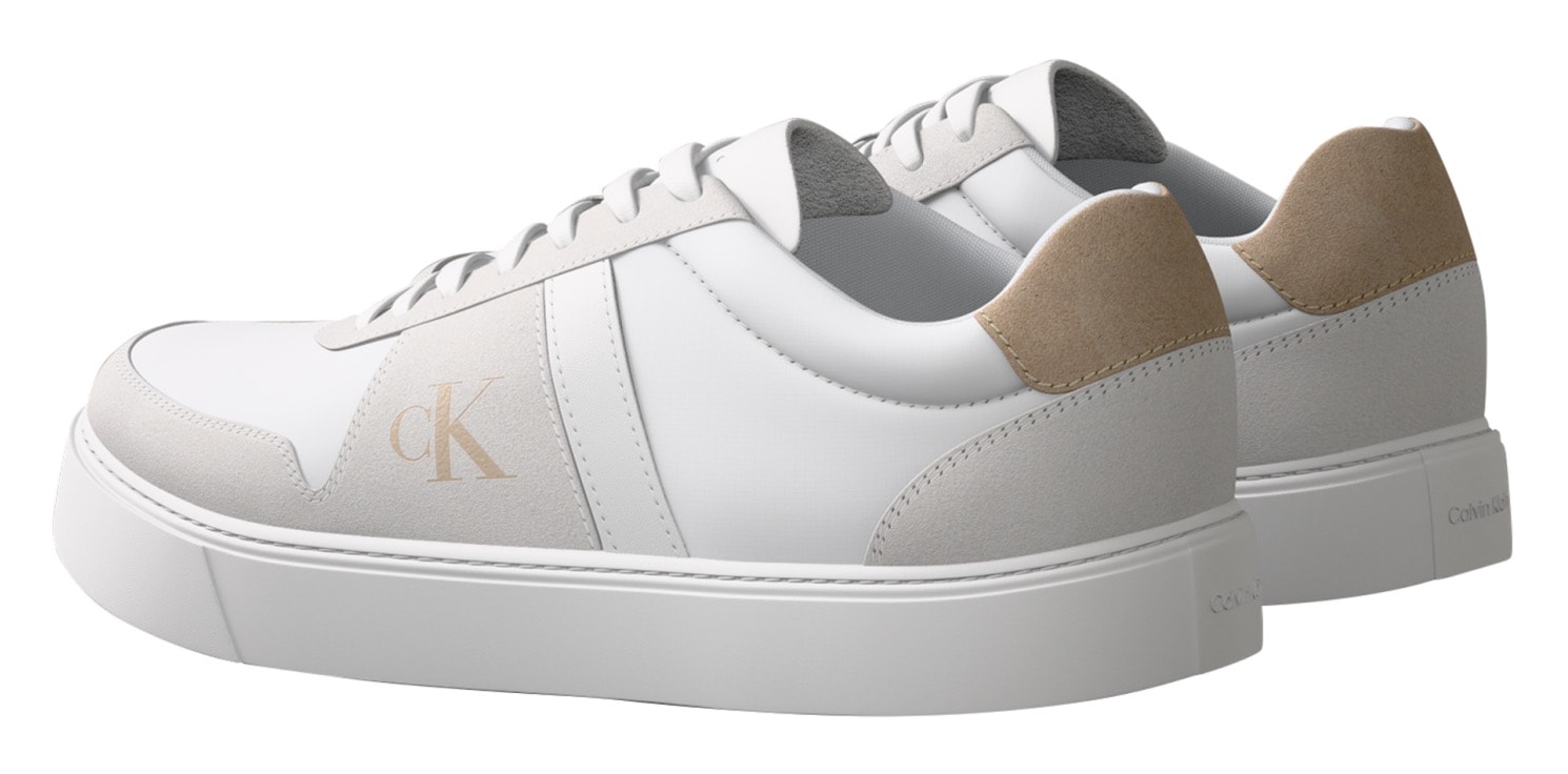 Calvin Klein Jeans Sneaker »CLASSIC CUPS LACE MIX EMB TONGUE«  Freizeitschuh, Halbschuh, Schnürschuh mit CK-Label