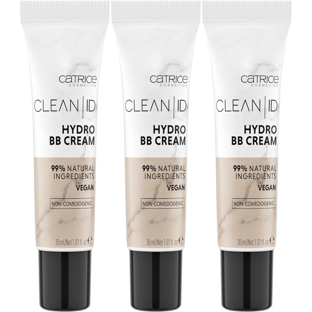 Catrice BB-Creme »Clean ID Hydro BB Cream«, (3 tlg.)