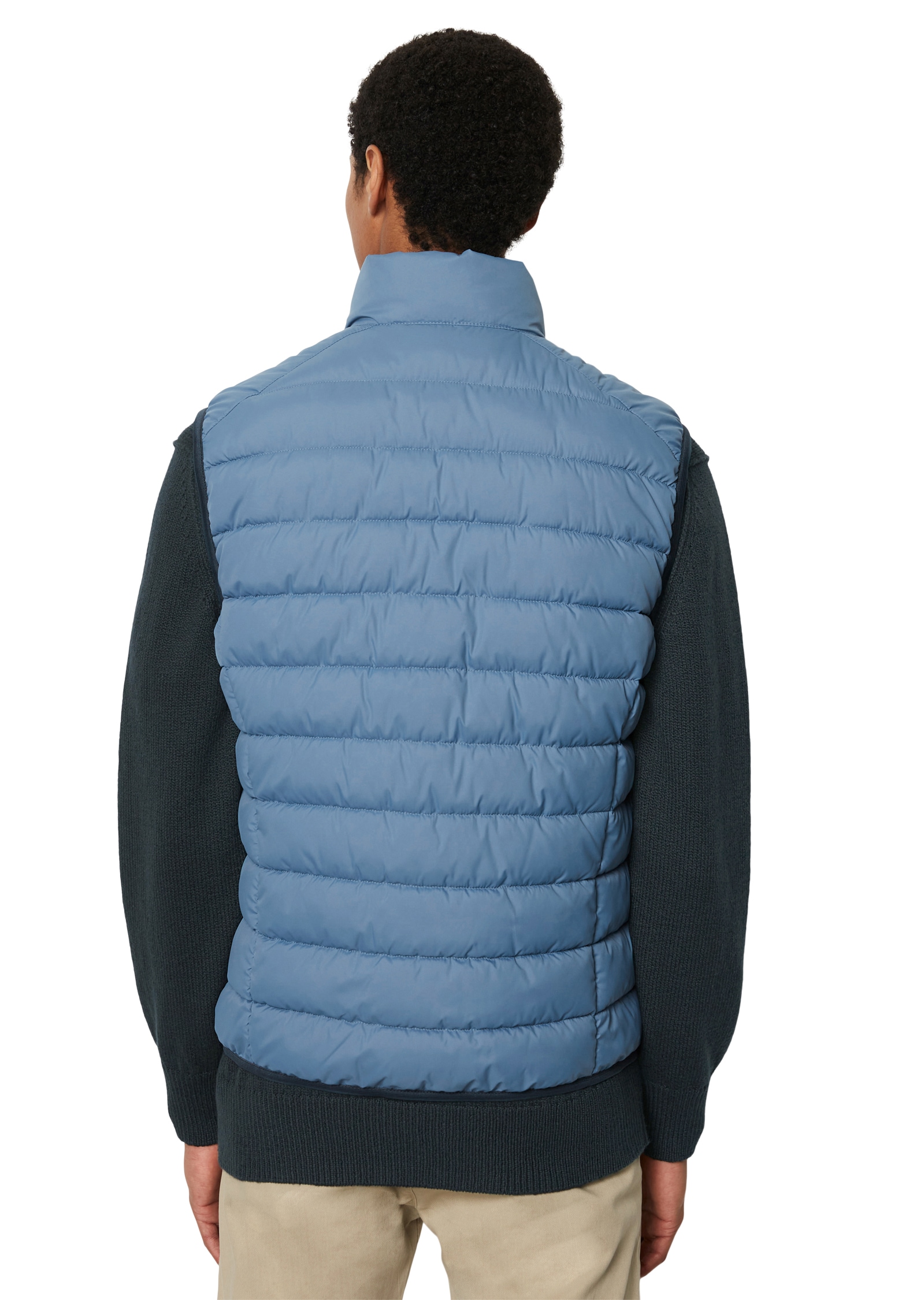 Marc O'Polo Steppweste »Vest, sdnd, stand-up collar«, mit wasserabweisender Oberfläche