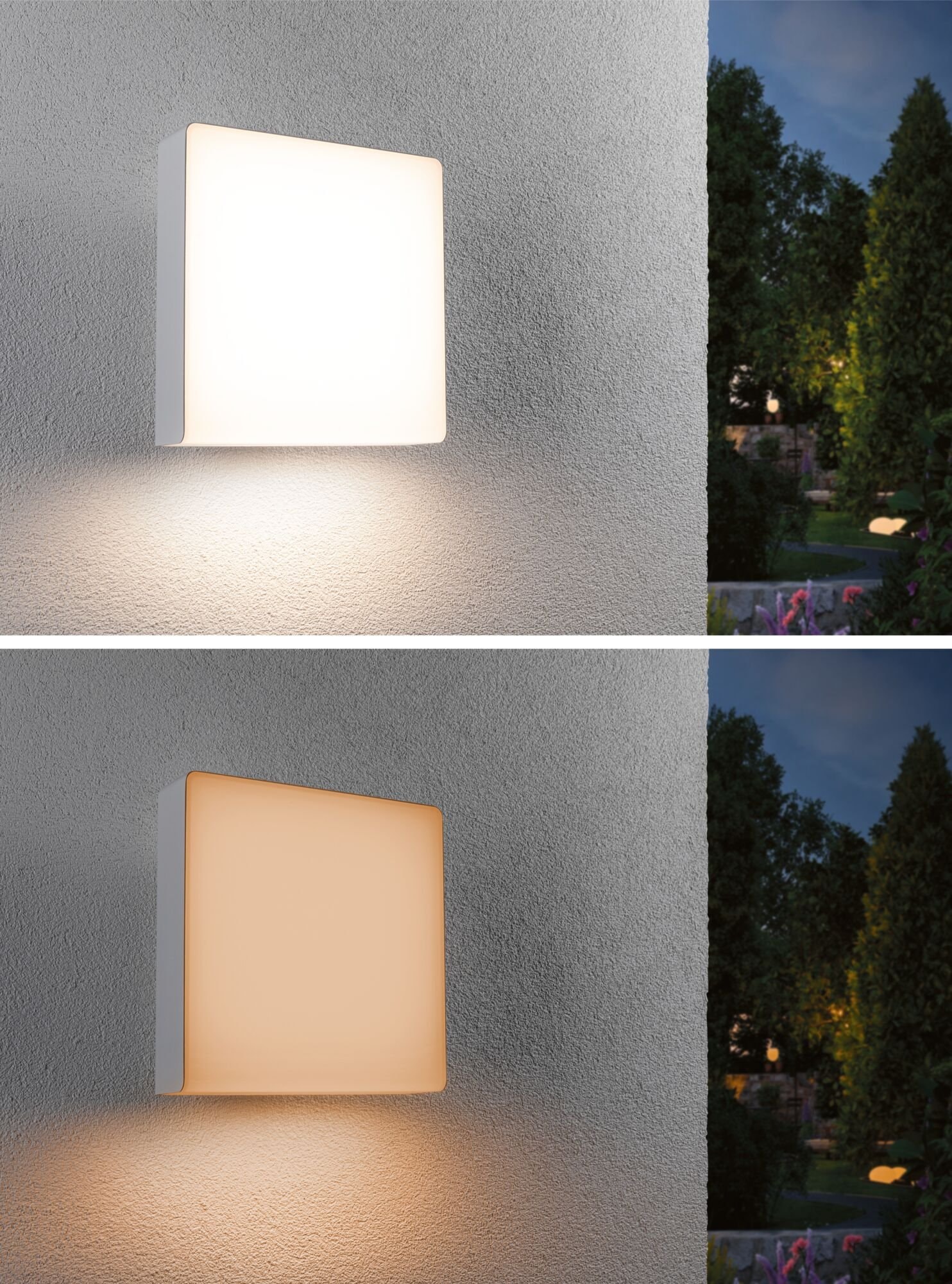 Paulmann LED Außen-Wandleuchte »Azalena IP44 250x97mm 8,5W 700lm 230V Kunststoff, Aluminium«, 1 flammig, Smart Home Zigbee 3.0 Bewegungsmelder mit Hochfrequenz-Sensor