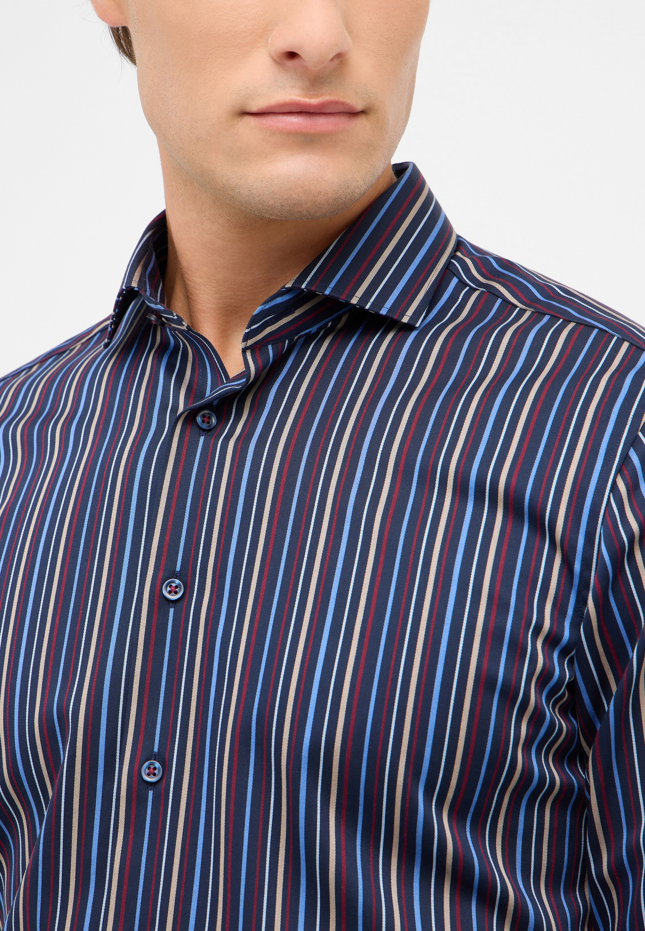 Eterna Langarmhemd »SLIM FIT«, NON IRON (bügelfrei)