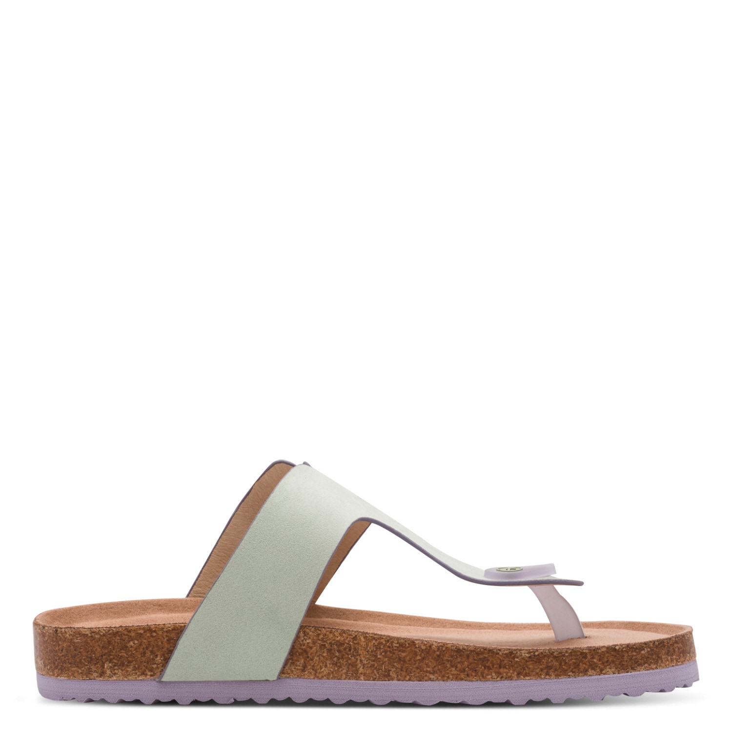 Tamaris Zehentrenner  Schlupfschuh, Flats, Bequemschuh, Hausschuh mit T-Logo