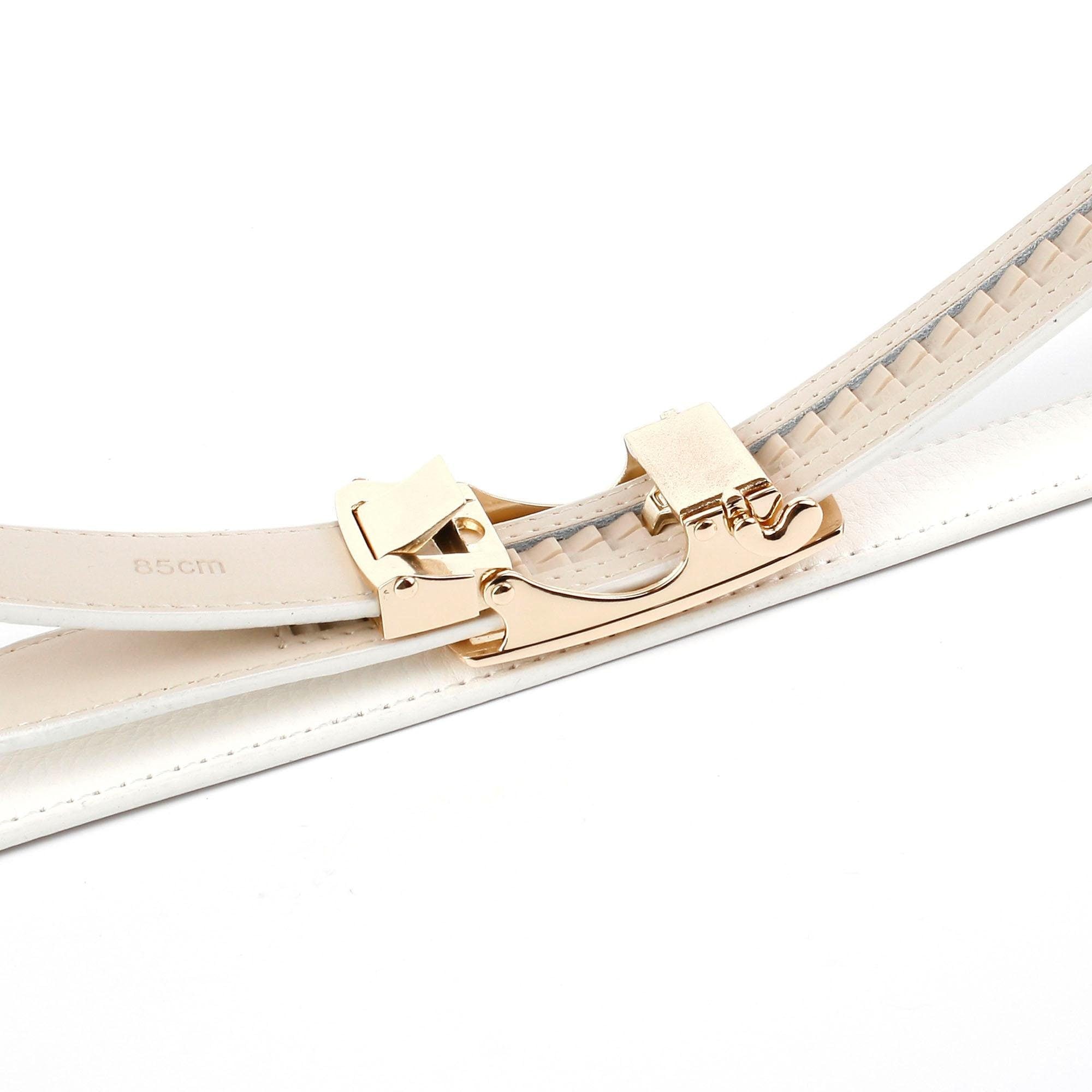 Anthoni Crown Ledergürtel, Online mit Shop OTTO goldfarbener eleganter im Schließe
