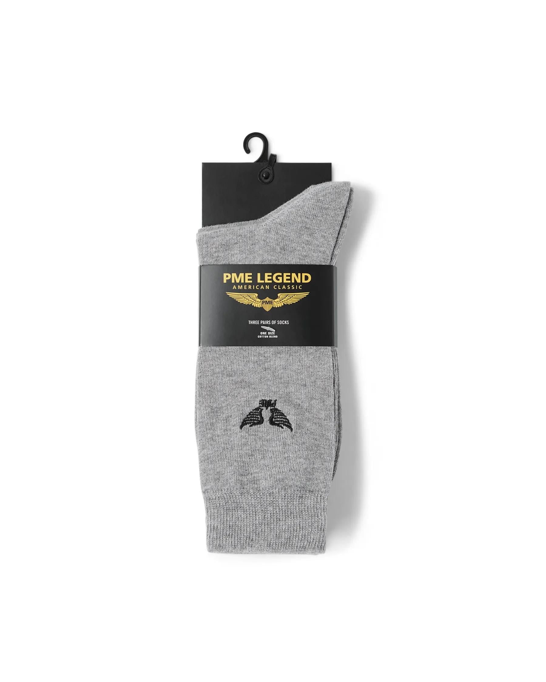 PME LEGEND Langsocken Packung, 3er, 3 Paar tlg. mit Markenlogo