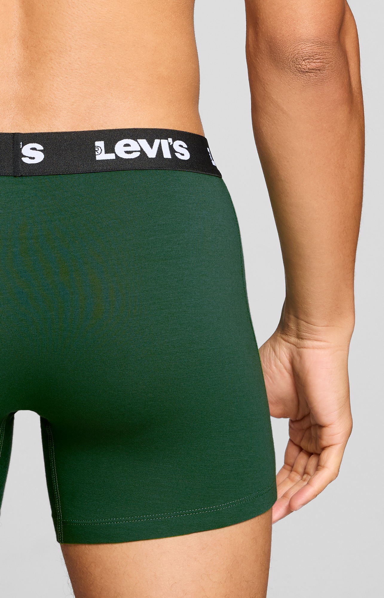 Levi's® Boxershorts »LEVIS MEN REPEAT LOGO BOXER BRIEF« 2er Pack,  ohne Eingriff, Logobund, elastisch