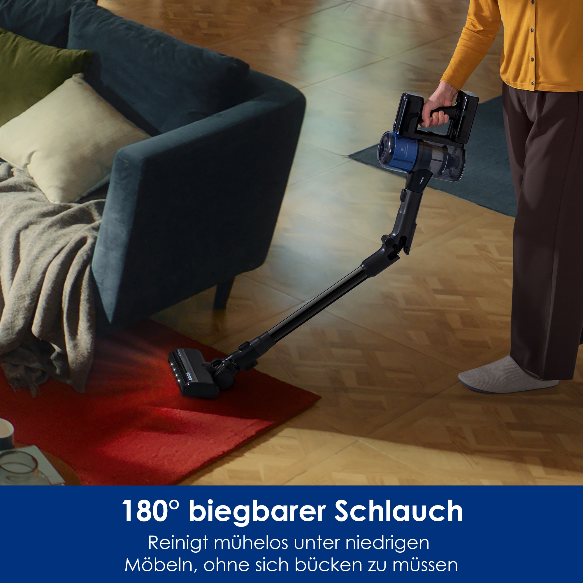 Tineco Akku-Stielstaubsauger »Pure One S30 Pro mit faltbarem Saugrohr und 65 Min Akku« 200W Saugleistung