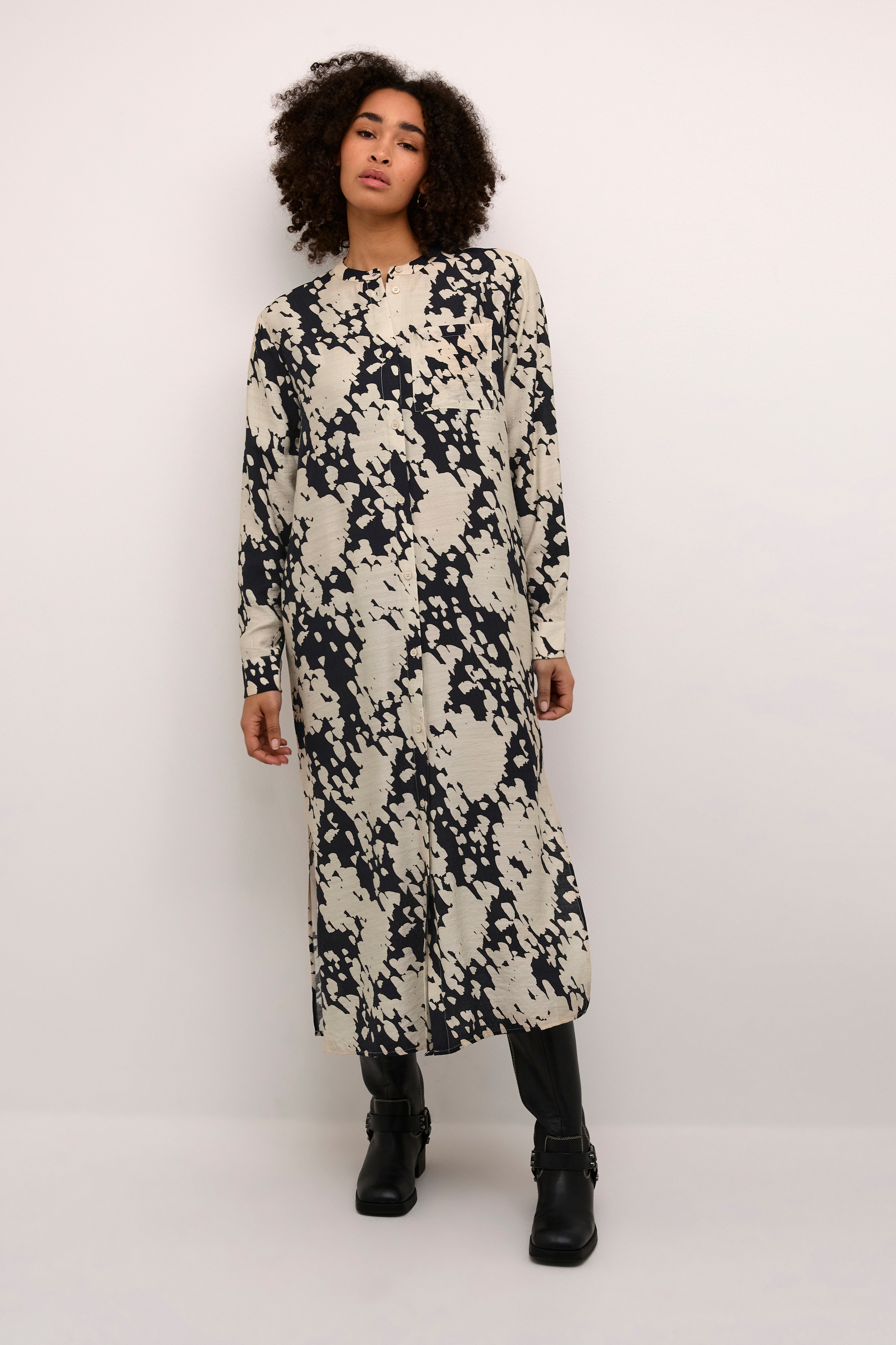 KAFFE Midikleid »Kleid KAlouise«