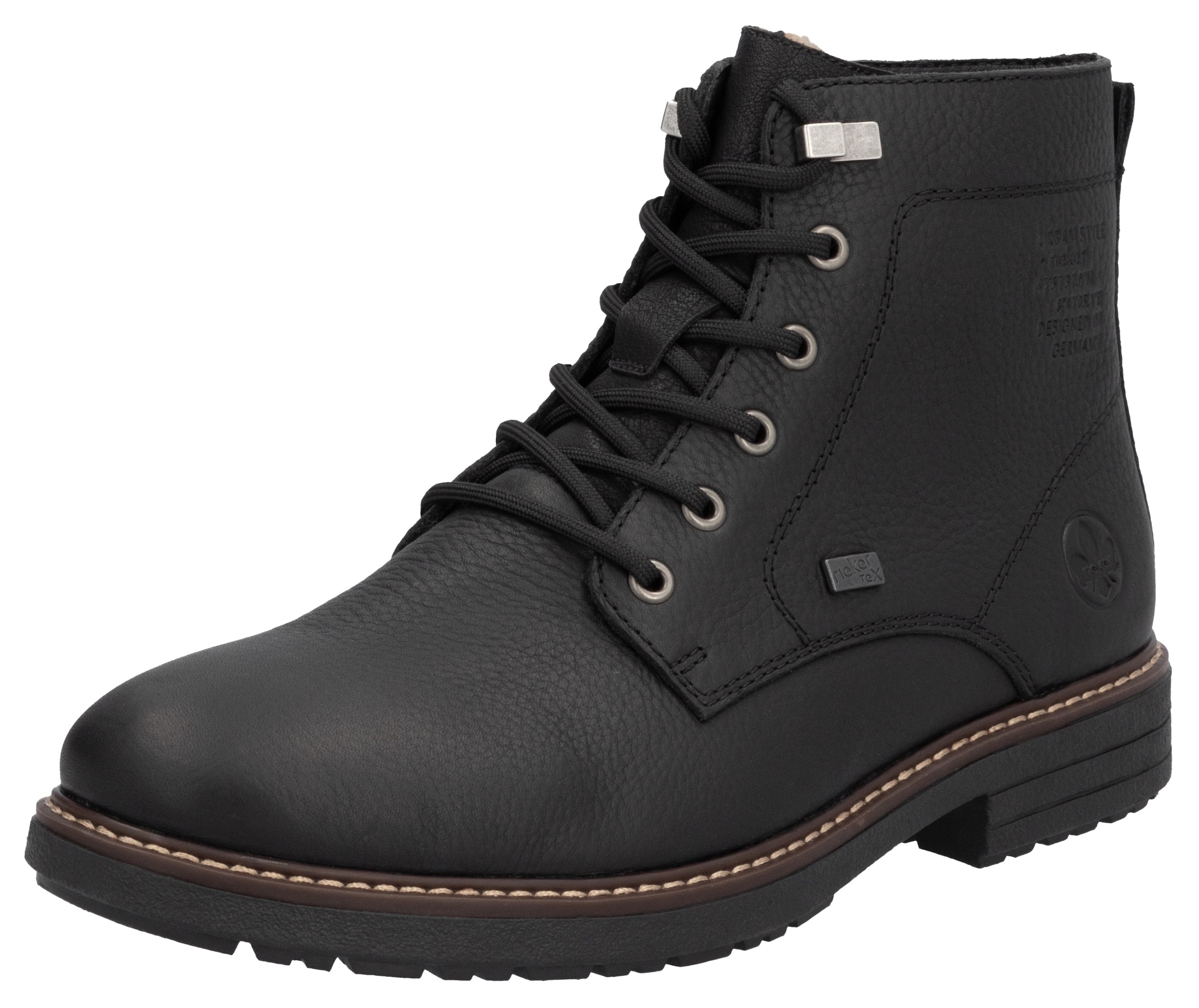 Rieker Winterstiefelette, Urban-Stiefelette, Winterboots mit wasserabweisender TEX-Membran