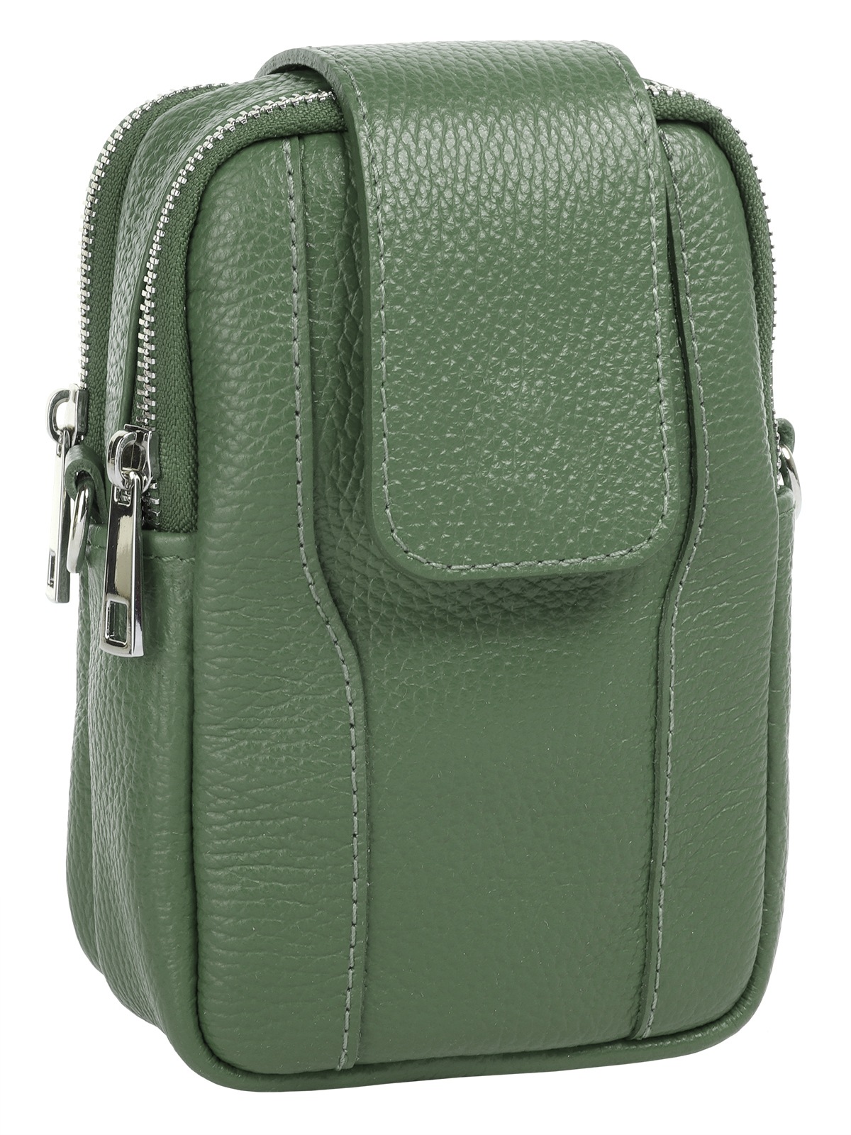 Samantha Look Umhängetasche echt Leder, Made in Italy